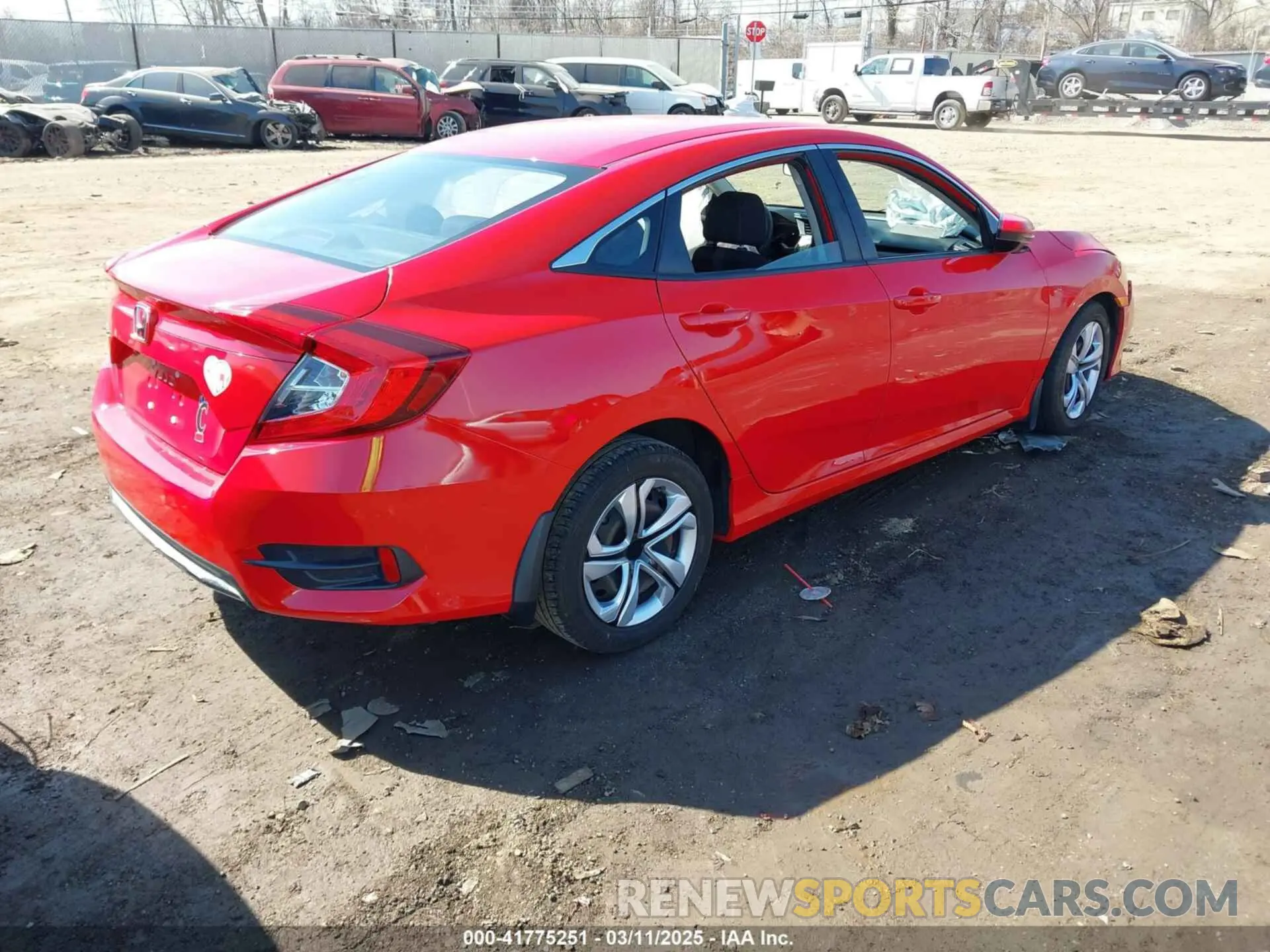 4 Photograph of a damaged car 2HGFC2F65KH535558 HONDA CIVIC 2019