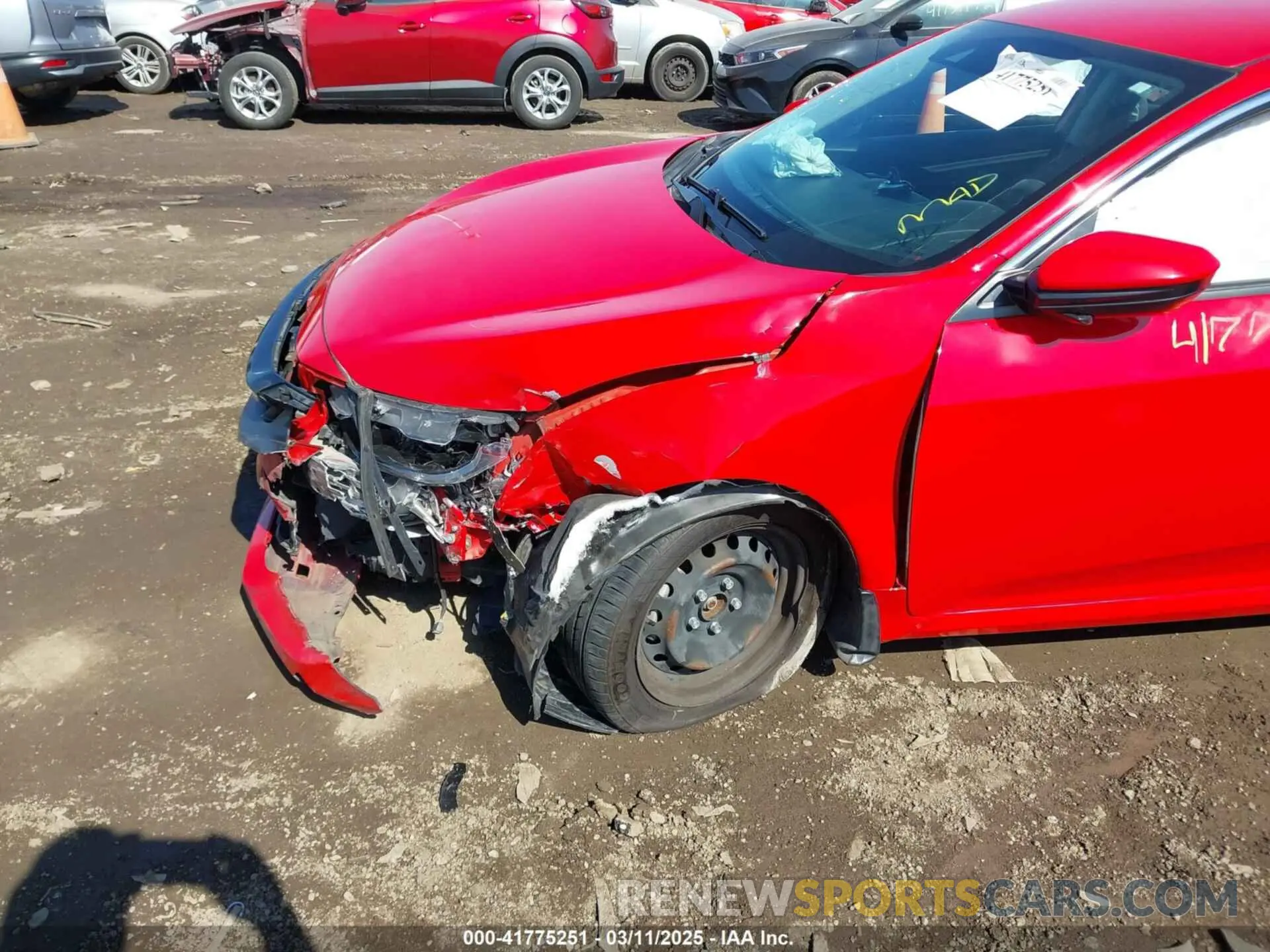 6 Photograph of a damaged car 2HGFC2F65KH535558 HONDA CIVIC 2019