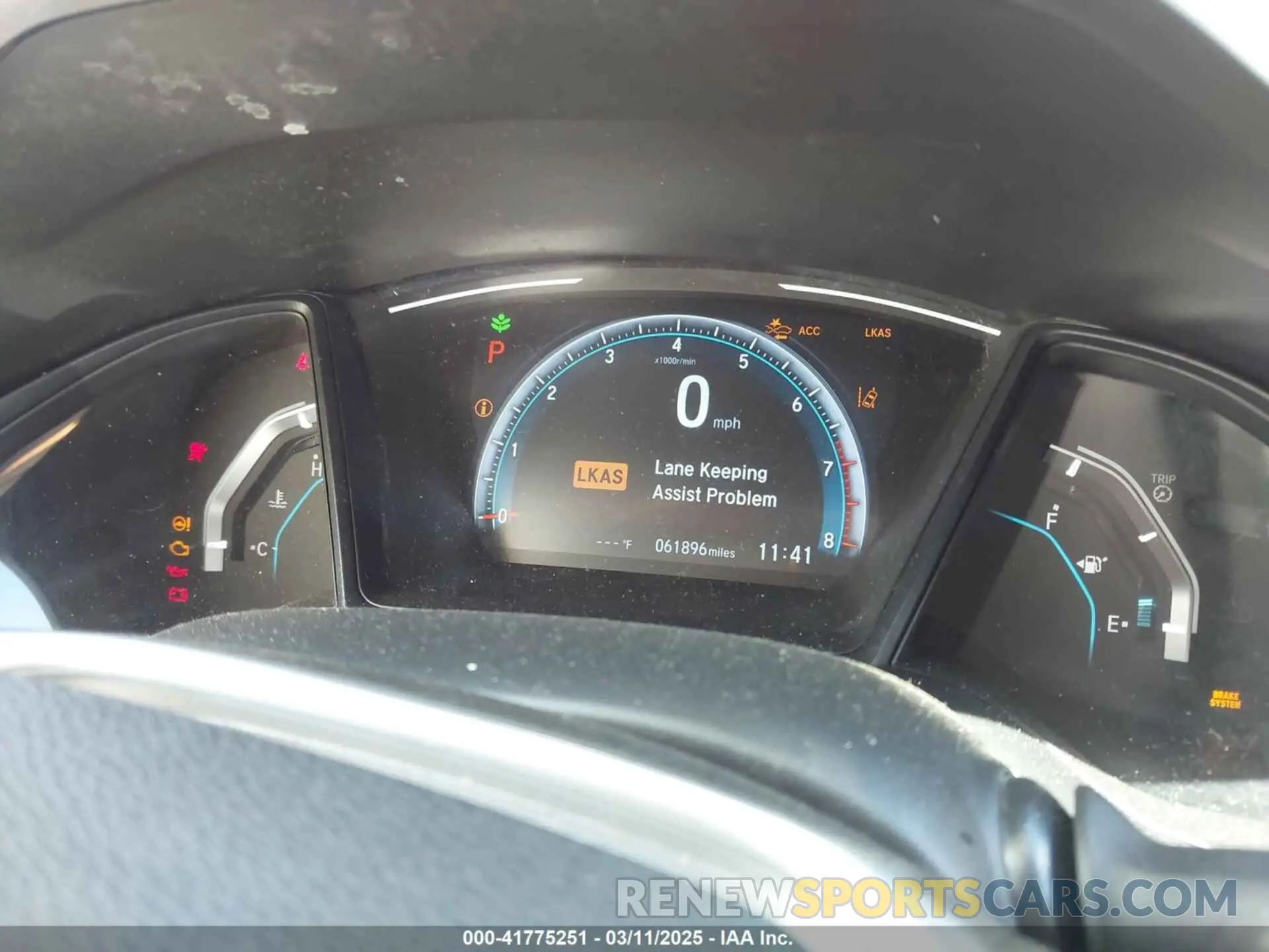 7 Photograph of a damaged car 2HGFC2F65KH535558 HONDA CIVIC 2019