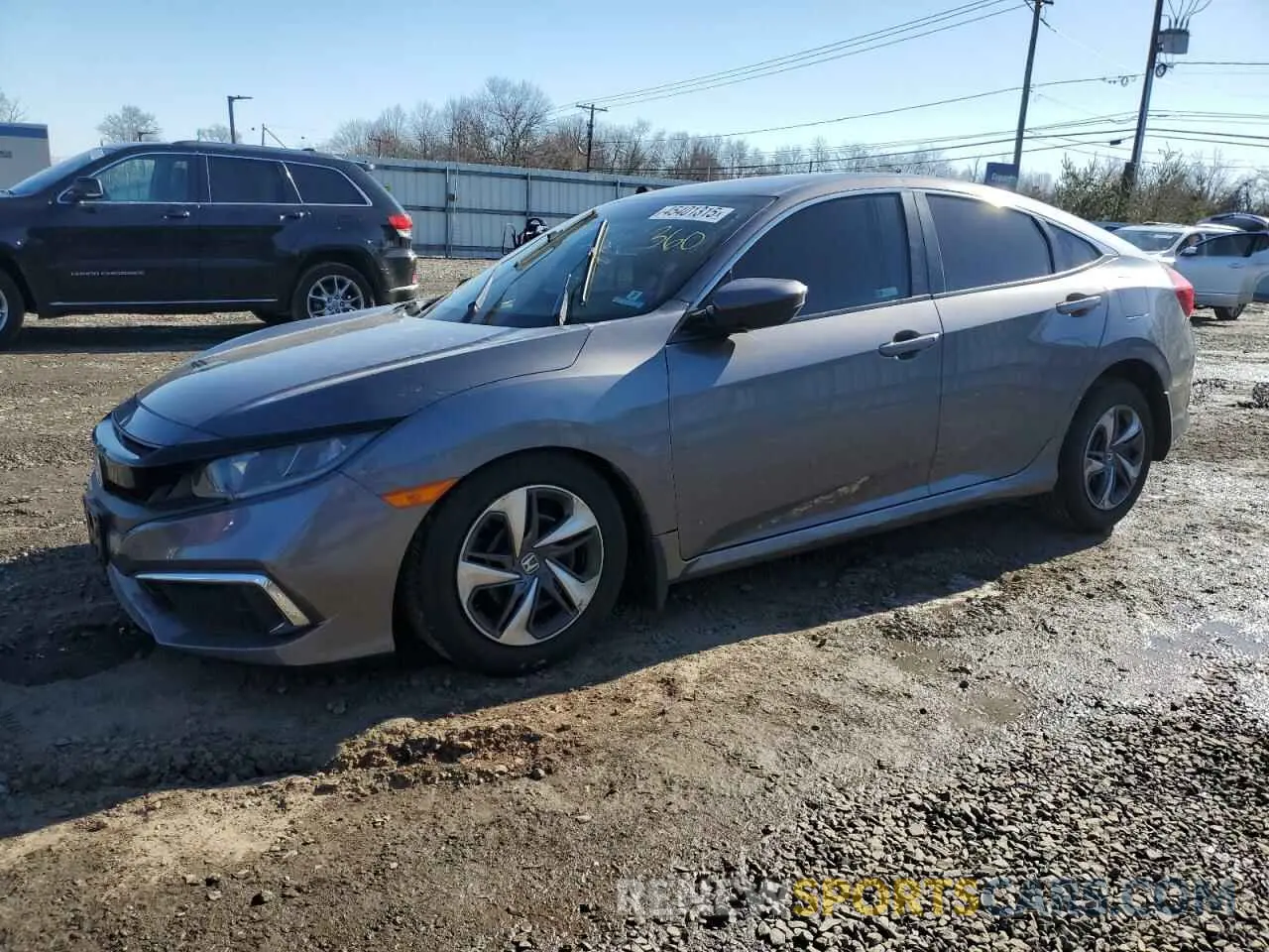 1 Photograph of a damaged car 2HGFC2F65KH537777 HONDA CIVIC 2019