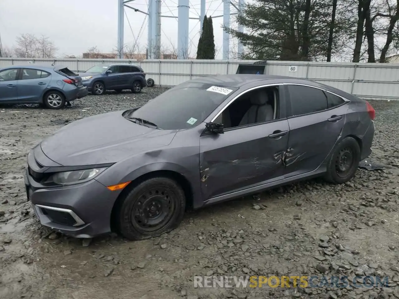 1 Photograph of a damaged car 2HGFC2F65KH543420 HONDA CIVIC 2019