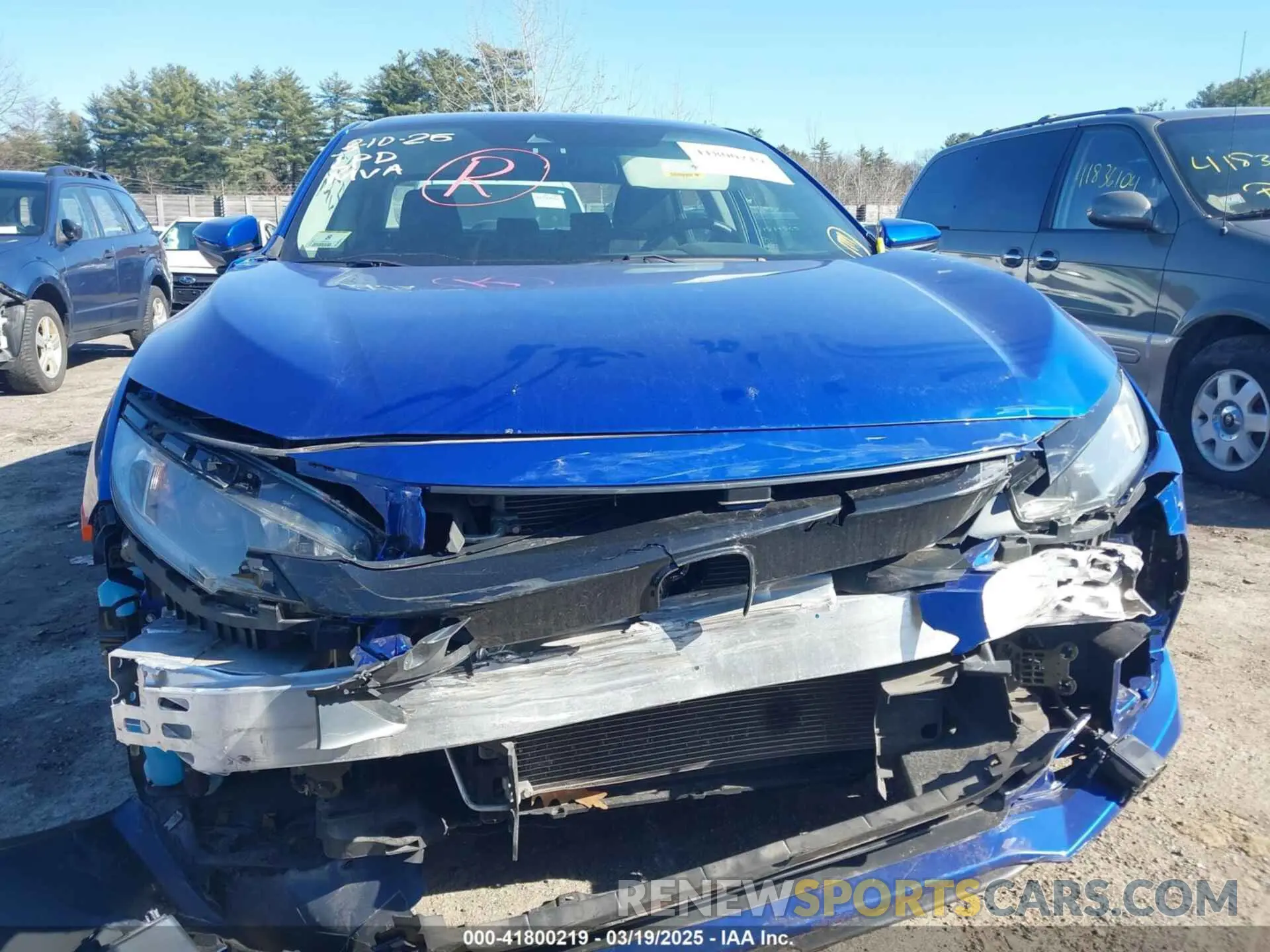 12 Photograph of a damaged car 2HGFC2F65KH561027 HONDA CIVIC 2019