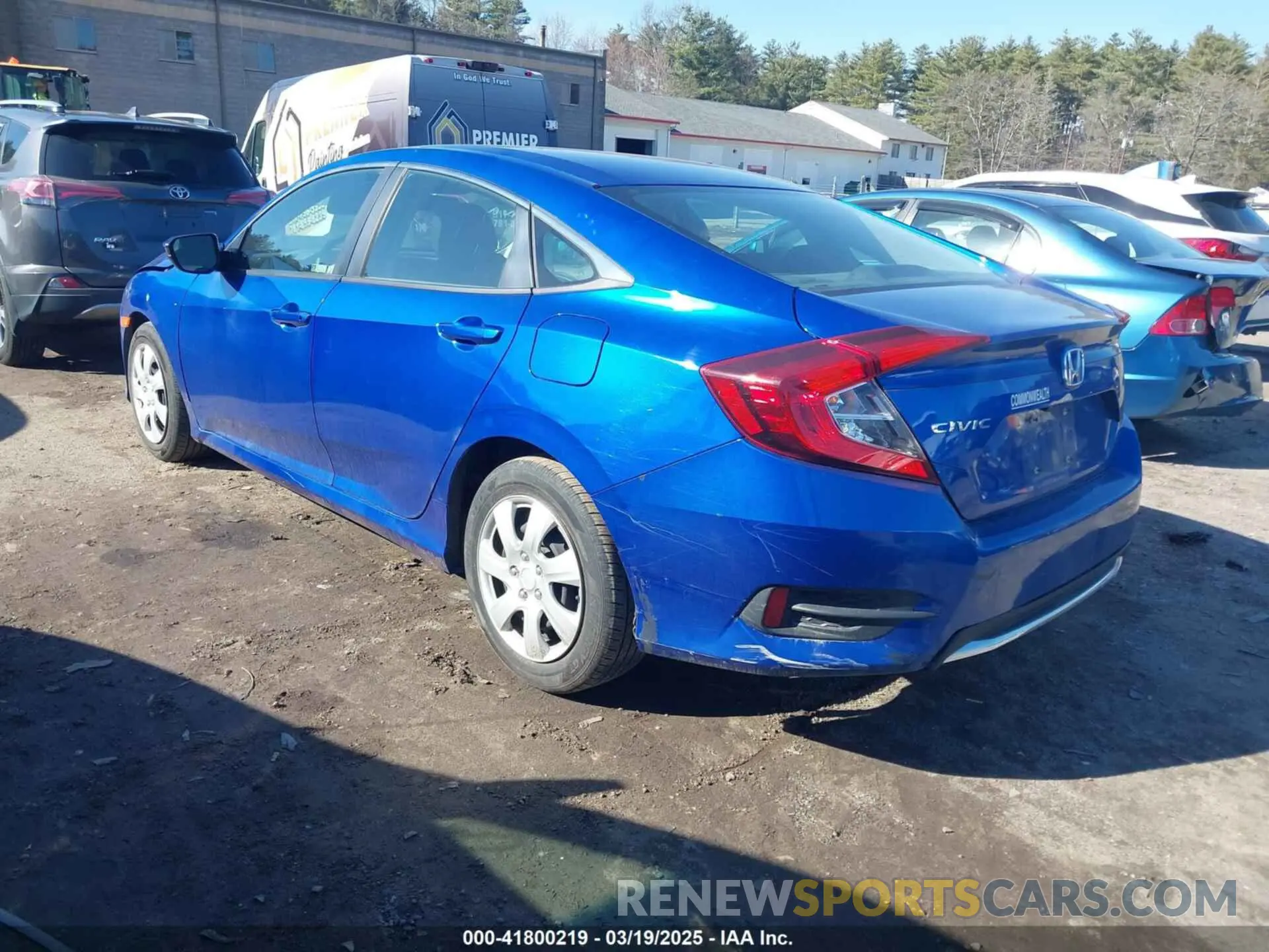 3 Photograph of a damaged car 2HGFC2F65KH561027 HONDA CIVIC 2019