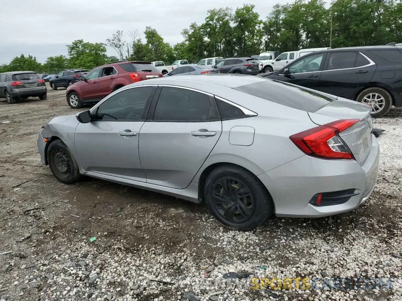 2 Photograph of a damaged car 2HGFC2F65KH586123 HONDA CIVIC 2019
