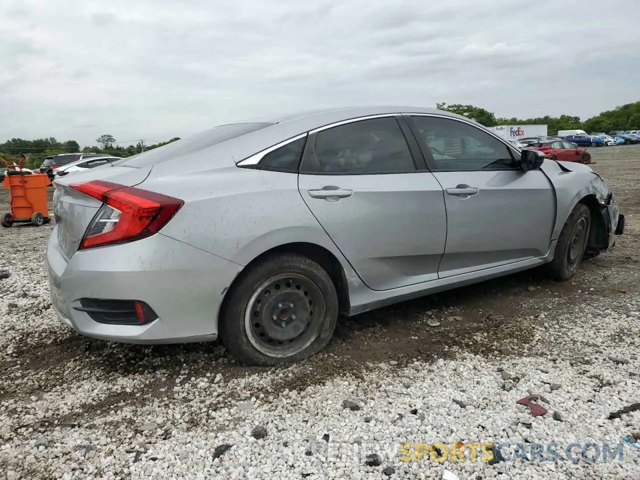 3 Photograph of a damaged car 2HGFC2F65KH586123 HONDA CIVIC 2019