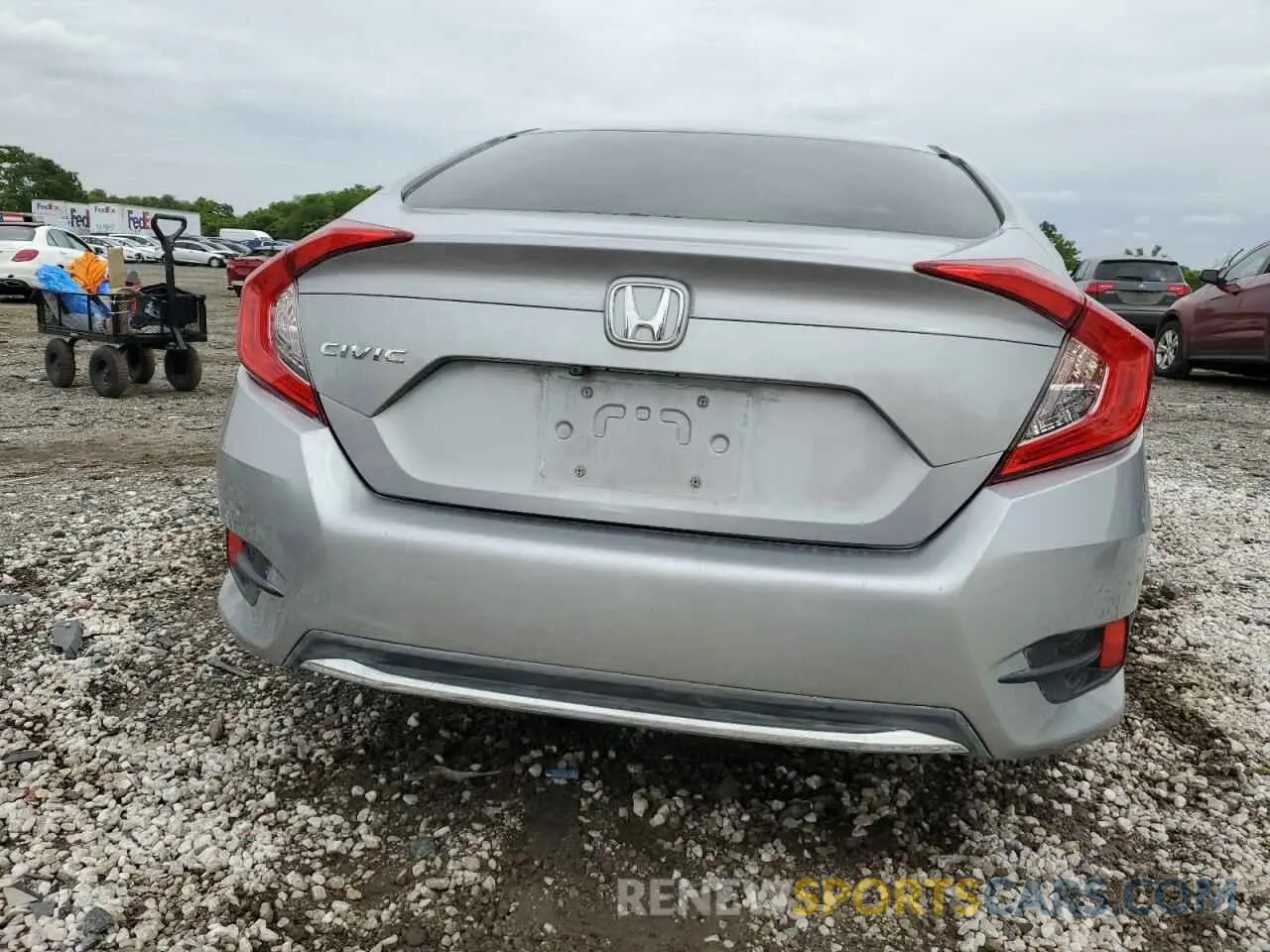 6 Photograph of a damaged car 2HGFC2F65KH586123 HONDA CIVIC 2019