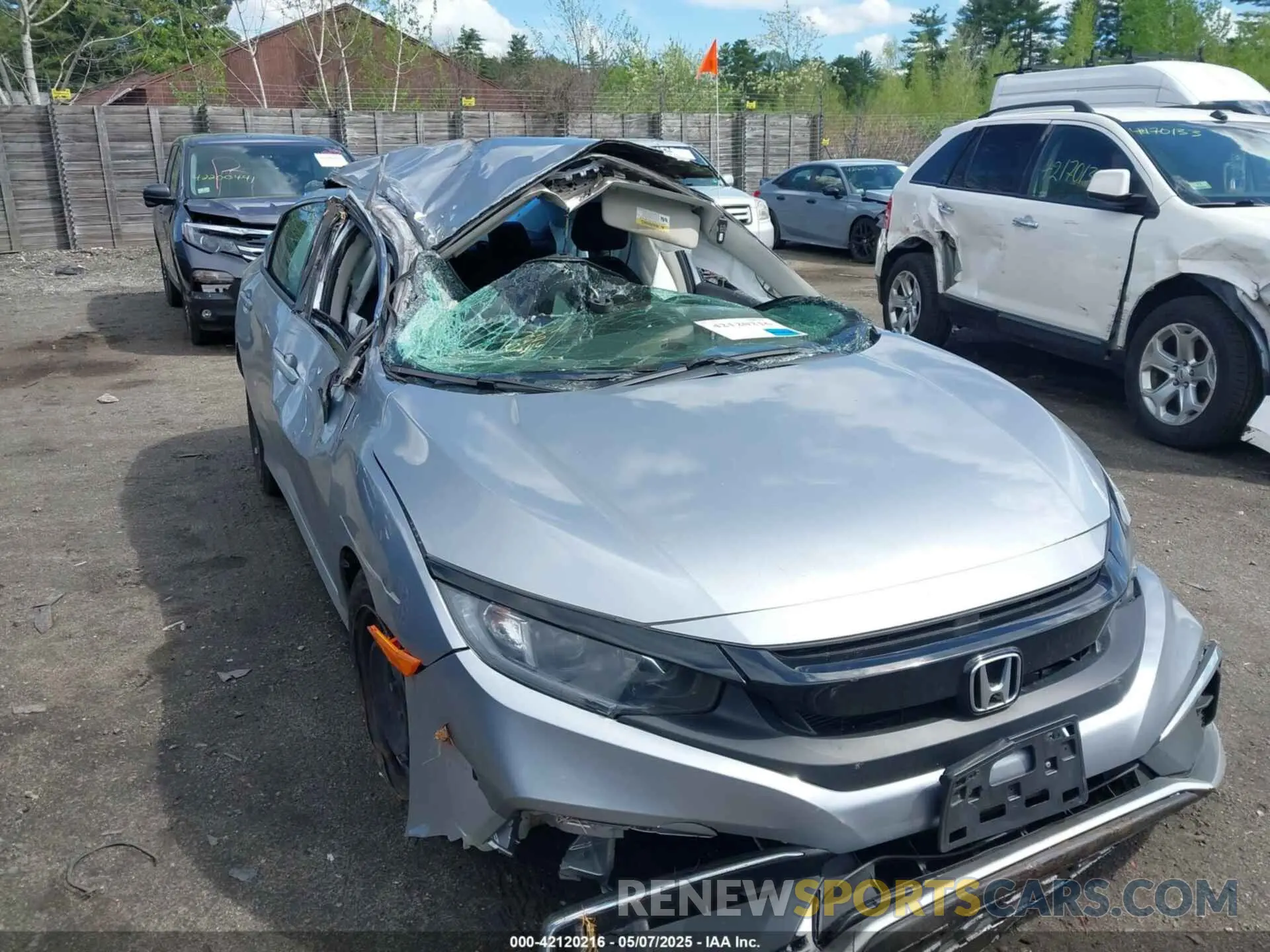 6 Фотография поврежденного автомобиля 2HGFC2F66KH529087 HONDA CIVIC 2019
