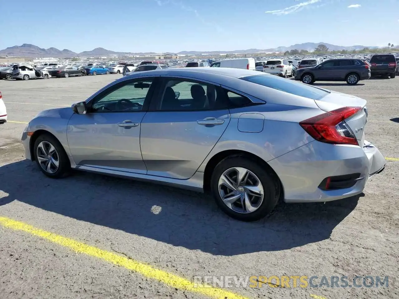 2 Фотография поврежденного автомобиля 2HGFC2F66KH548402 HONDA CIVIC 2019