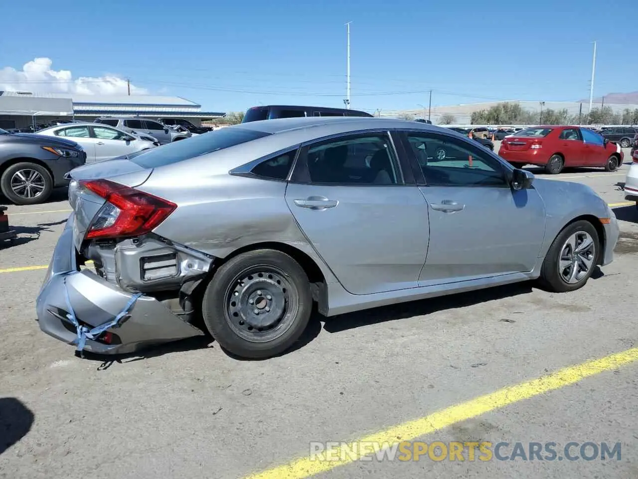 3 Фотография поврежденного автомобиля 2HGFC2F66KH548402 HONDA CIVIC 2019