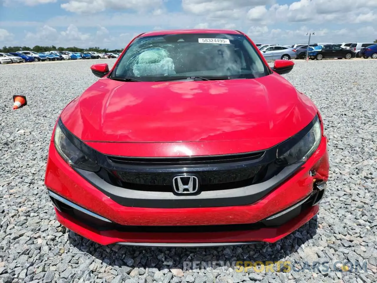 5 Photograph of a damaged car 2HGFC2F66KH551056 HONDA CIVIC 2019