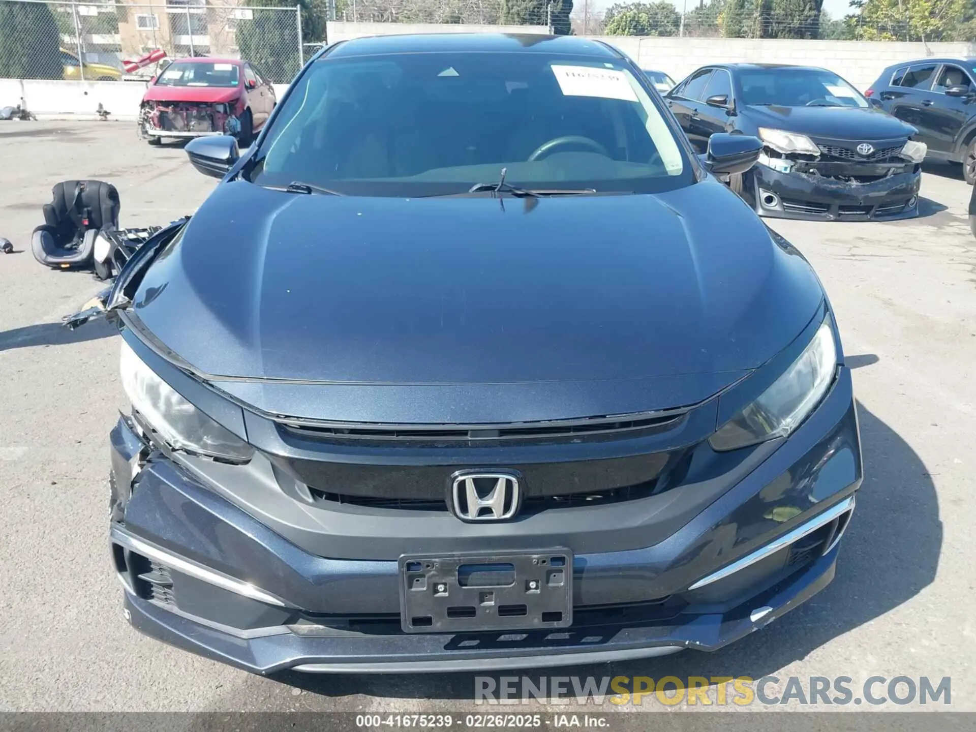 12 Photograph of a damaged car 2HGFC2F66KH564003 HONDA CIVIC 2019