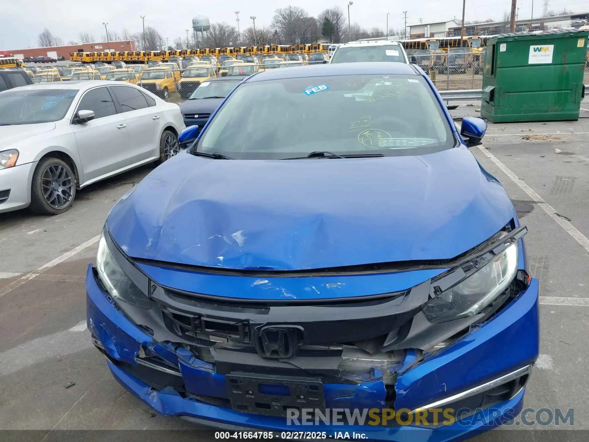 12 Photograph of a damaged car 2HGFC2F66KH575874 HONDA CIVIC 2019