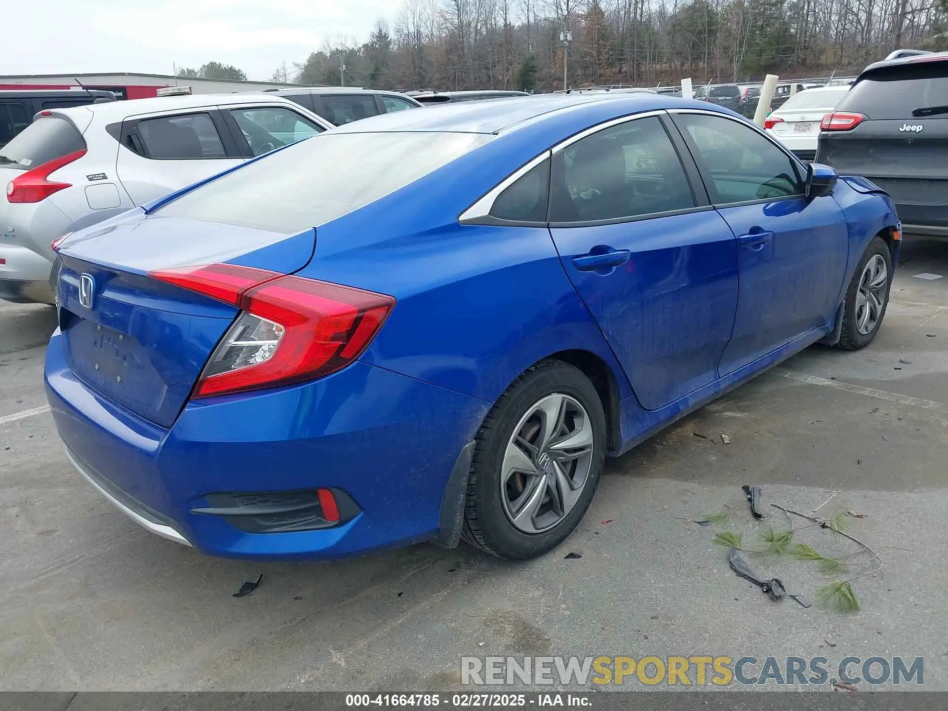 4 Photograph of a damaged car 2HGFC2F66KH575874 HONDA CIVIC 2019
