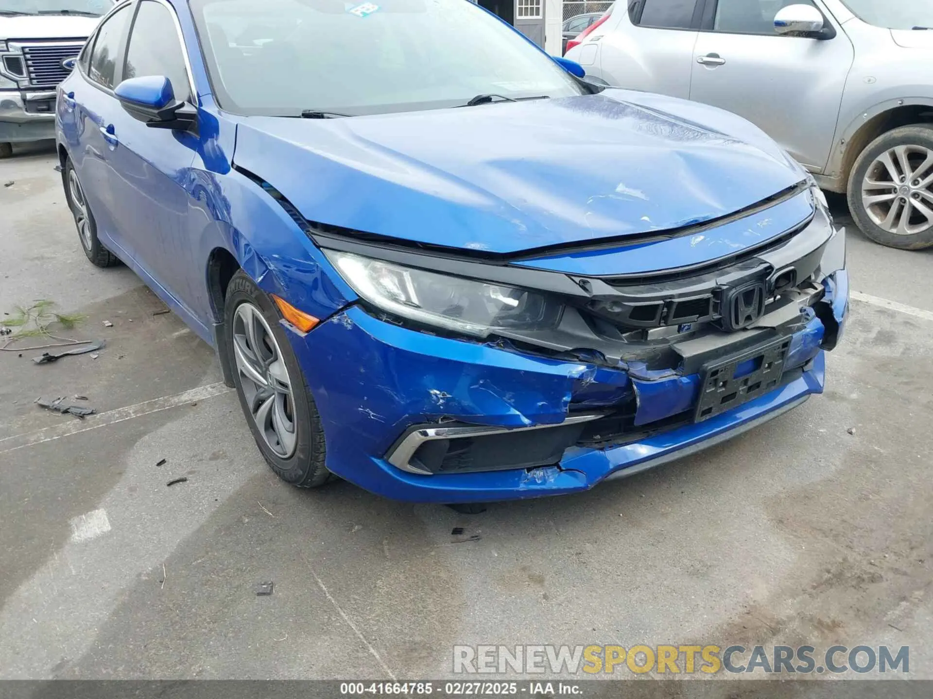 6 Photograph of a damaged car 2HGFC2F66KH575874 HONDA CIVIC 2019