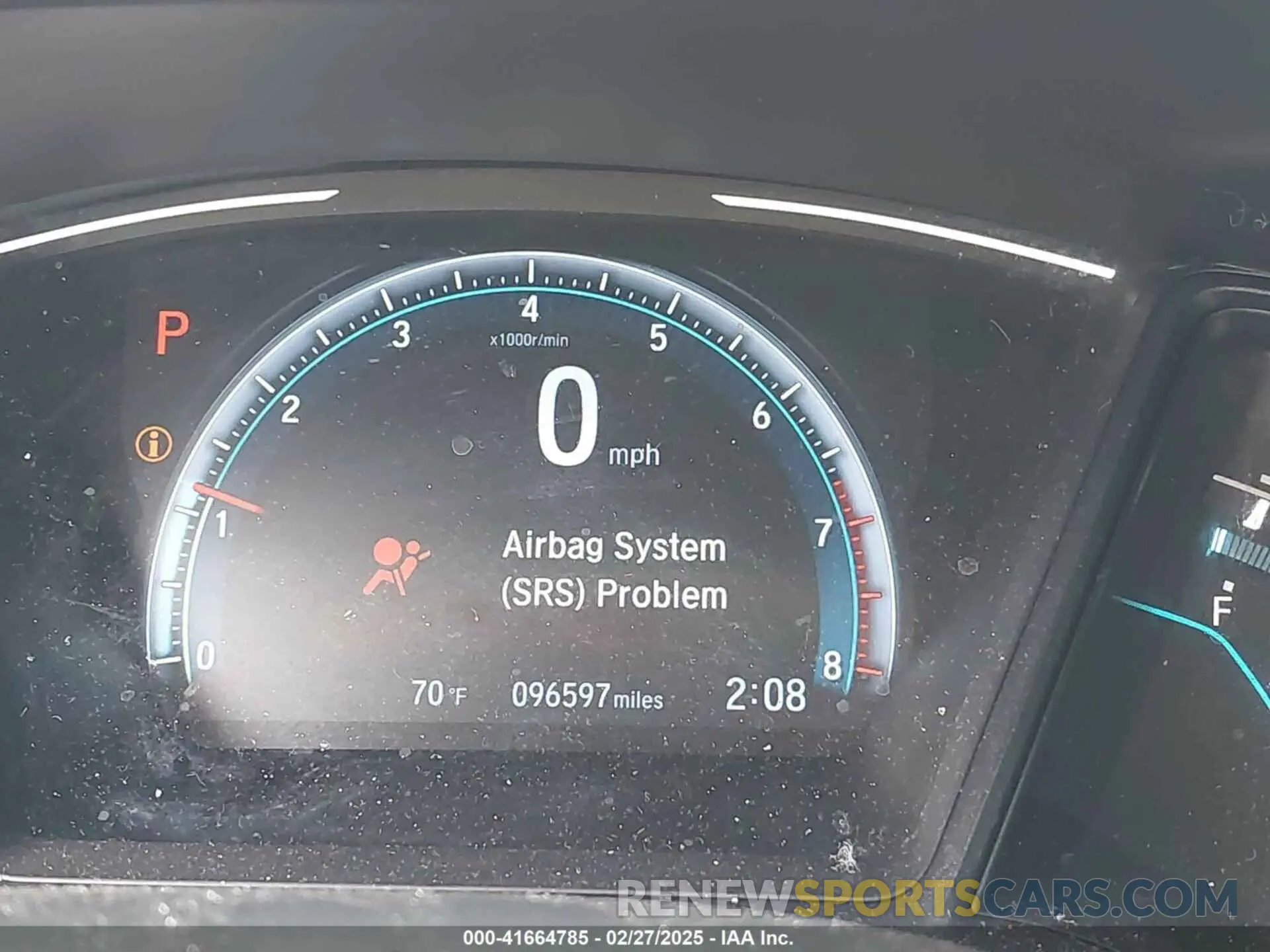 7 Photograph of a damaged car 2HGFC2F66KH575874 HONDA CIVIC 2019