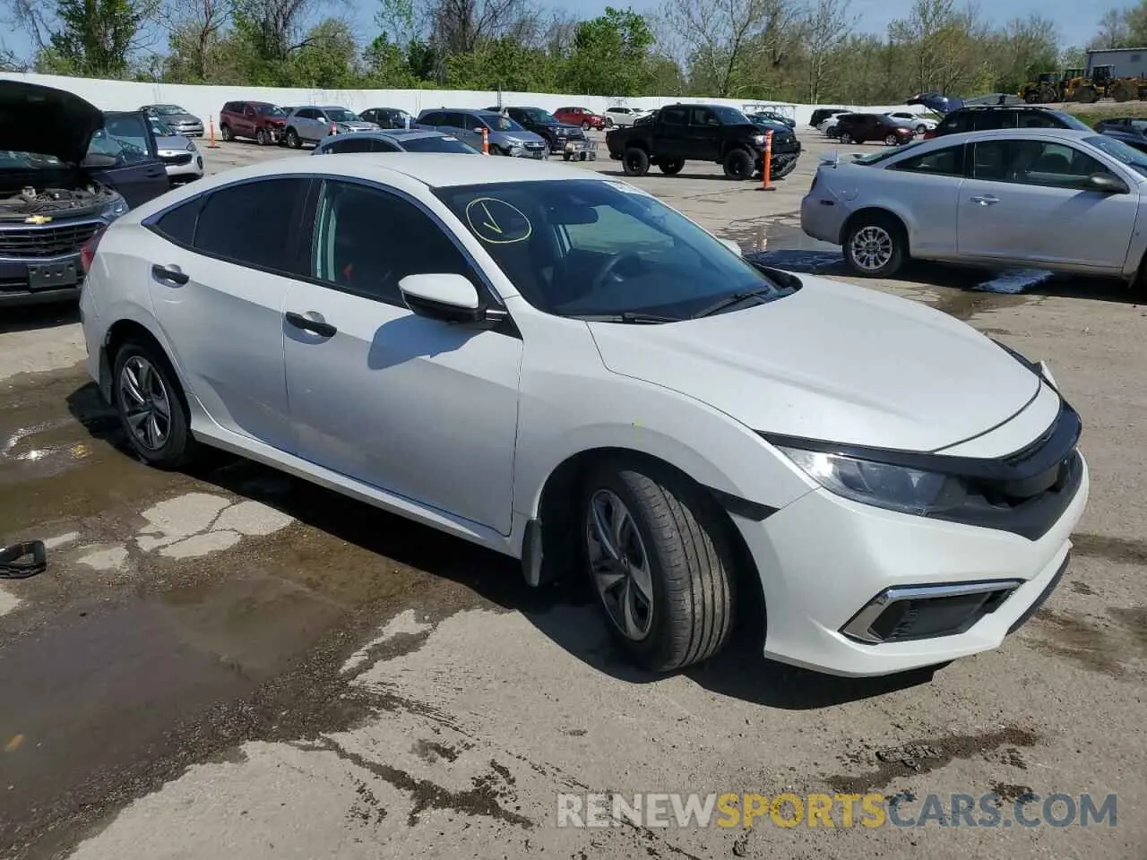 4 Photograph of a damaged car 2HGFC2F66KH585479 HONDA CIVIC 2019