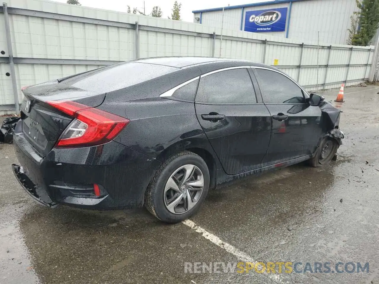 3 Фотография поврежденного автомобиля 2HGFC2F66KH591704 HONDA CIVIC 2019