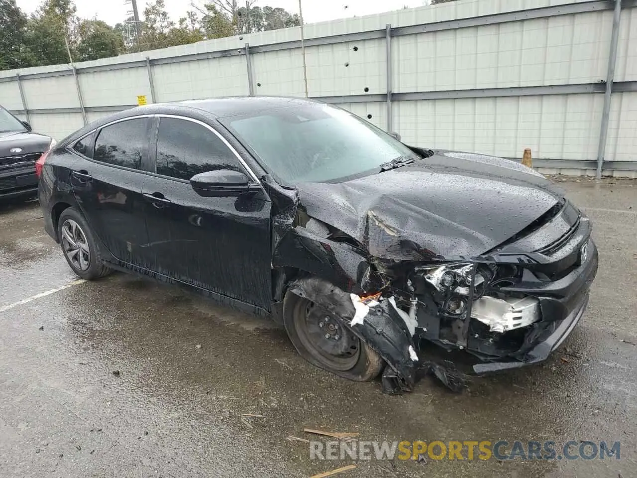4 Фотография поврежденного автомобиля 2HGFC2F66KH591704 HONDA CIVIC 2019