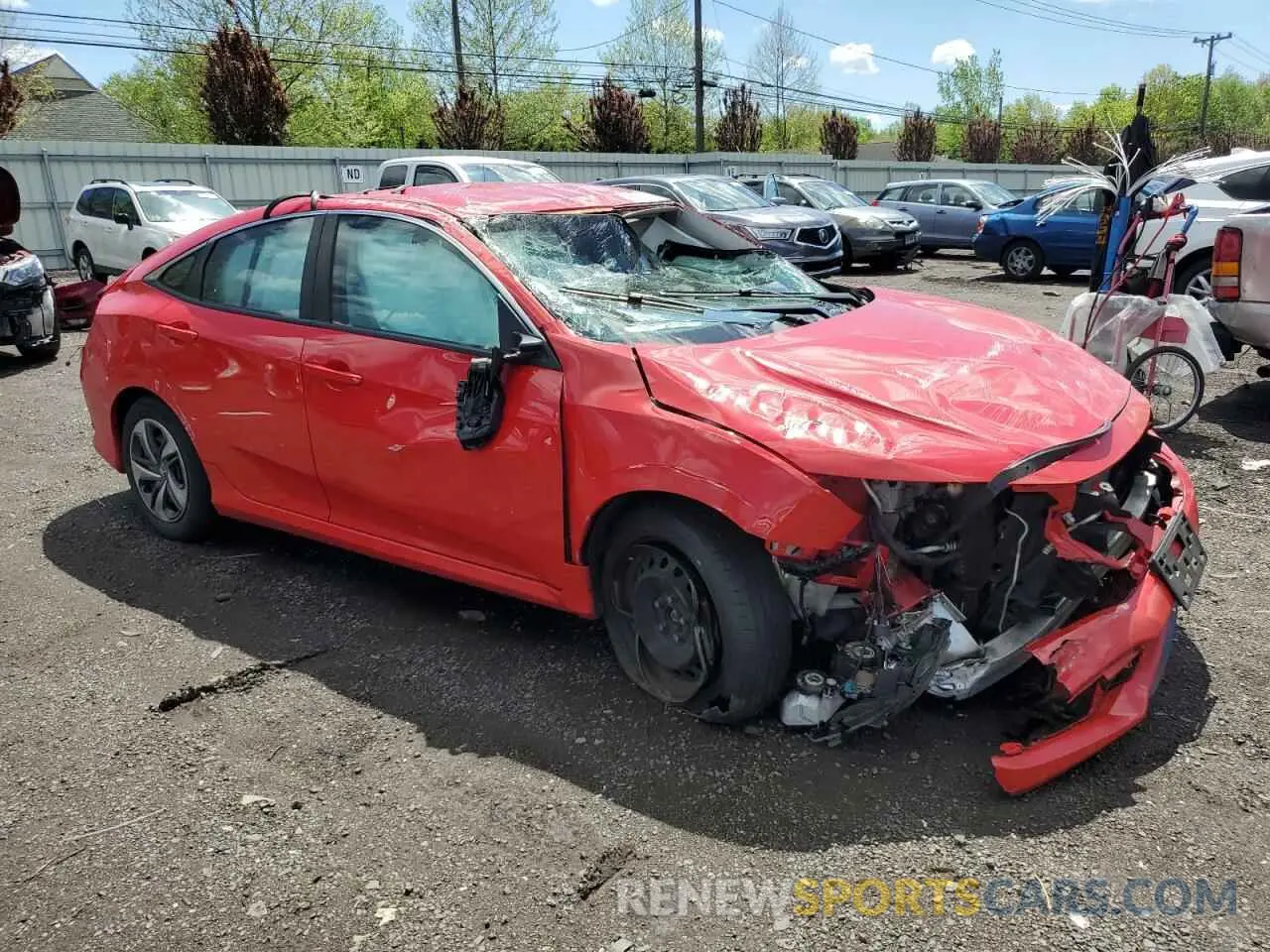 4 Photograph of a damaged car 2HGFC2F67KH506952 HONDA CIVIC 2019