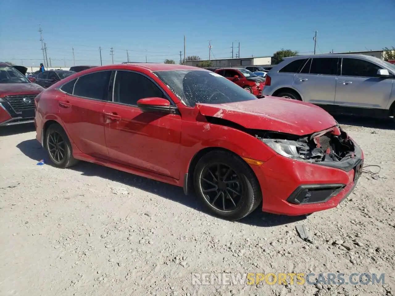 4 Фотография поврежденного автомобиля 2HGFC2F67KH512055 HONDA CIVIC 2019