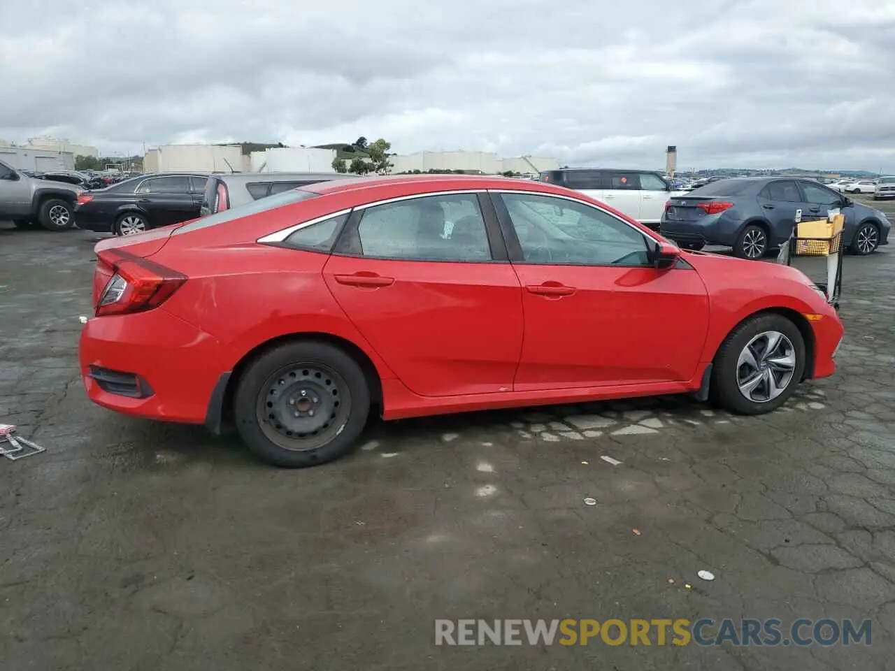 3 Photograph of a damaged car 2HGFC2F67KH544701 HONDA CIVIC 2019