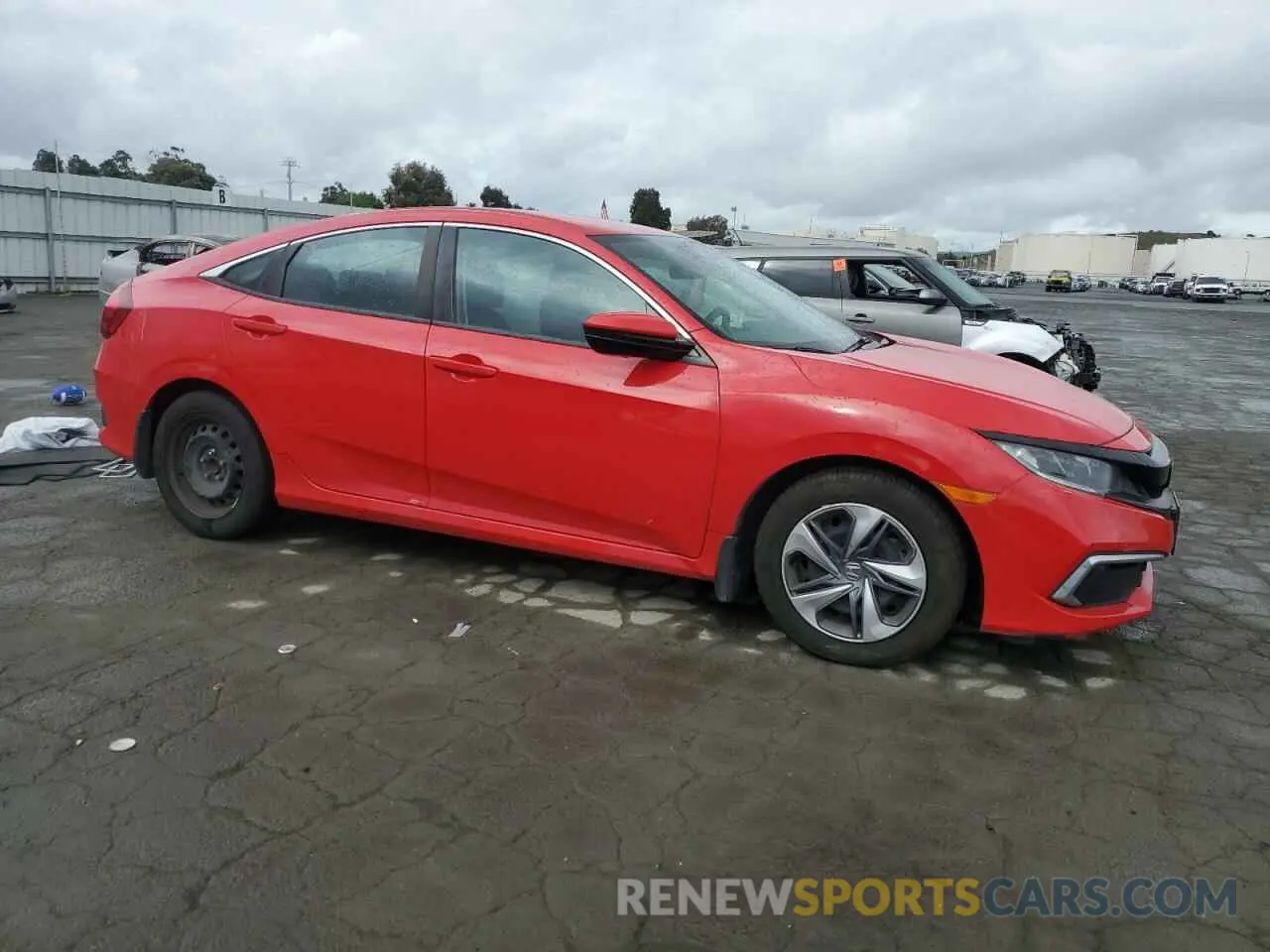 4 Photograph of a damaged car 2HGFC2F67KH544701 HONDA CIVIC 2019
