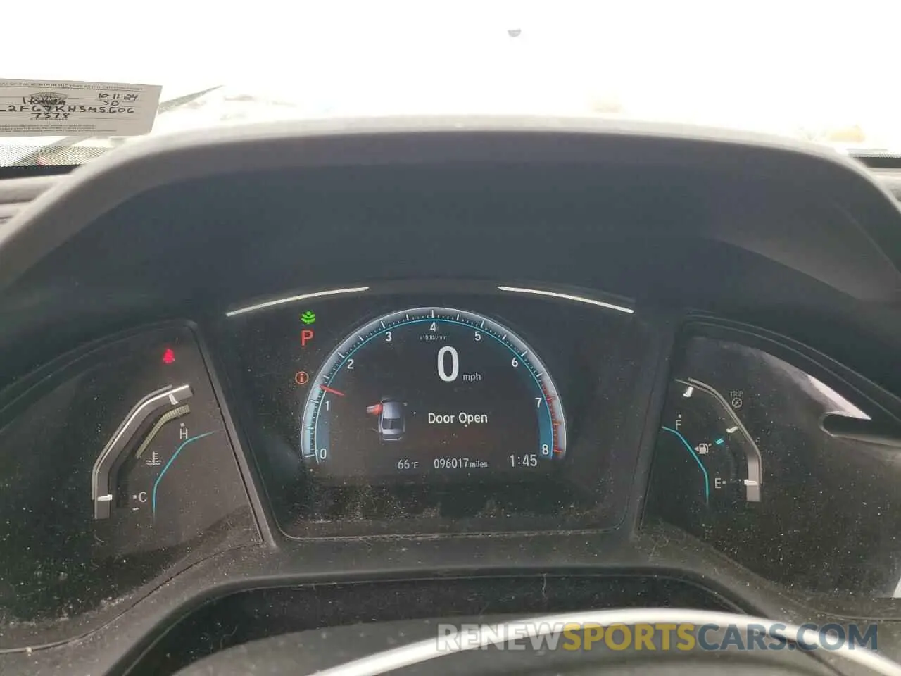 9 Фотография поврежденного автомобиля 2HGFC2F67KH545606 HONDA CIVIC 2019