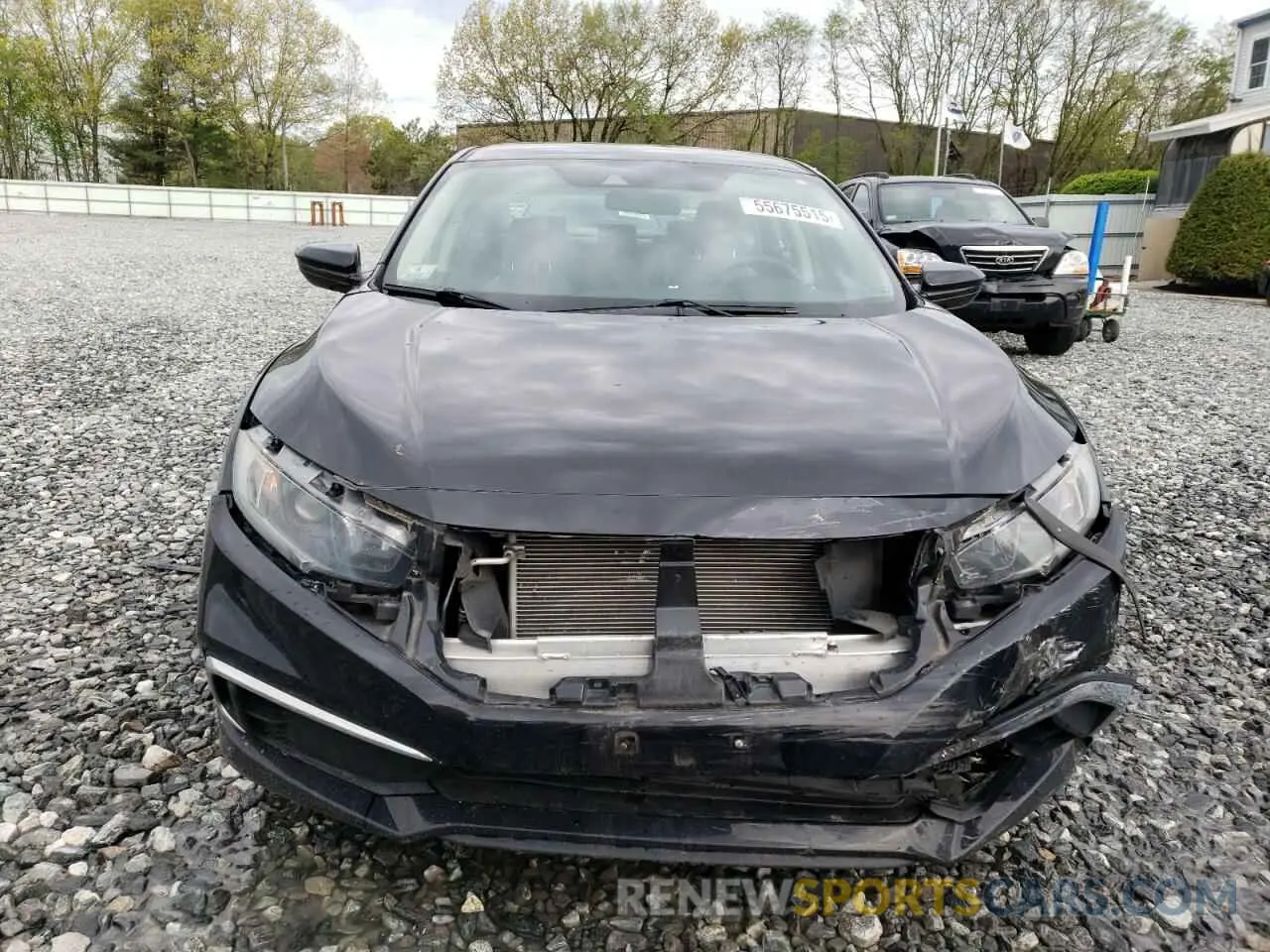 5 Photograph of a damaged car 2HGFC2F67KH546142 HONDA CIVIC 2019