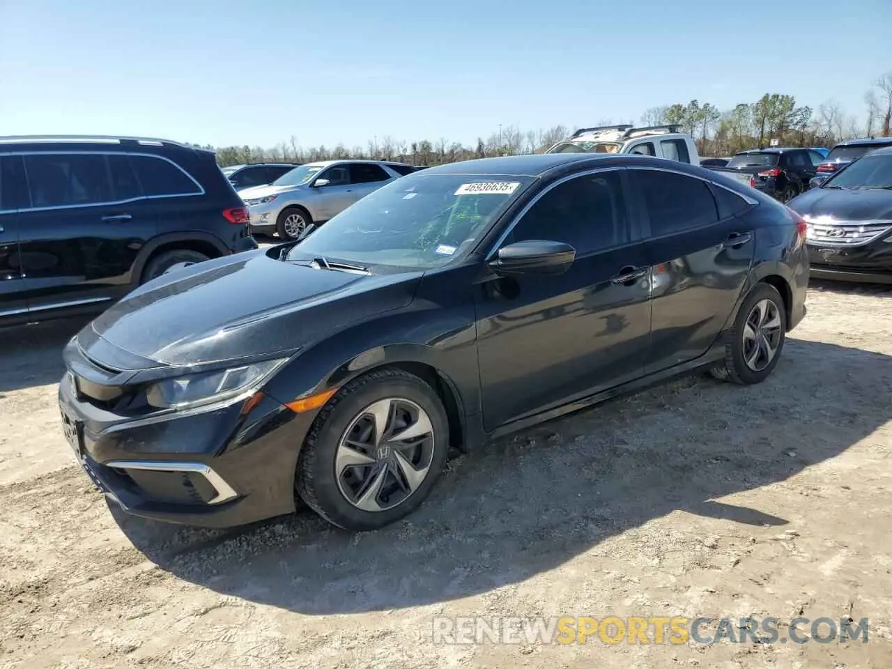 1 Photograph of a damaged car 2HGFC2F67KH546836 HONDA CIVIC 2019