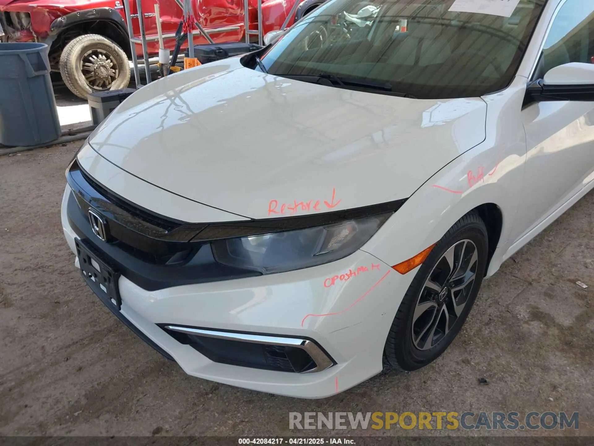 6 Photograph of a damaged car 2HGFC2F67KH568920 HONDA CIVIC 2019