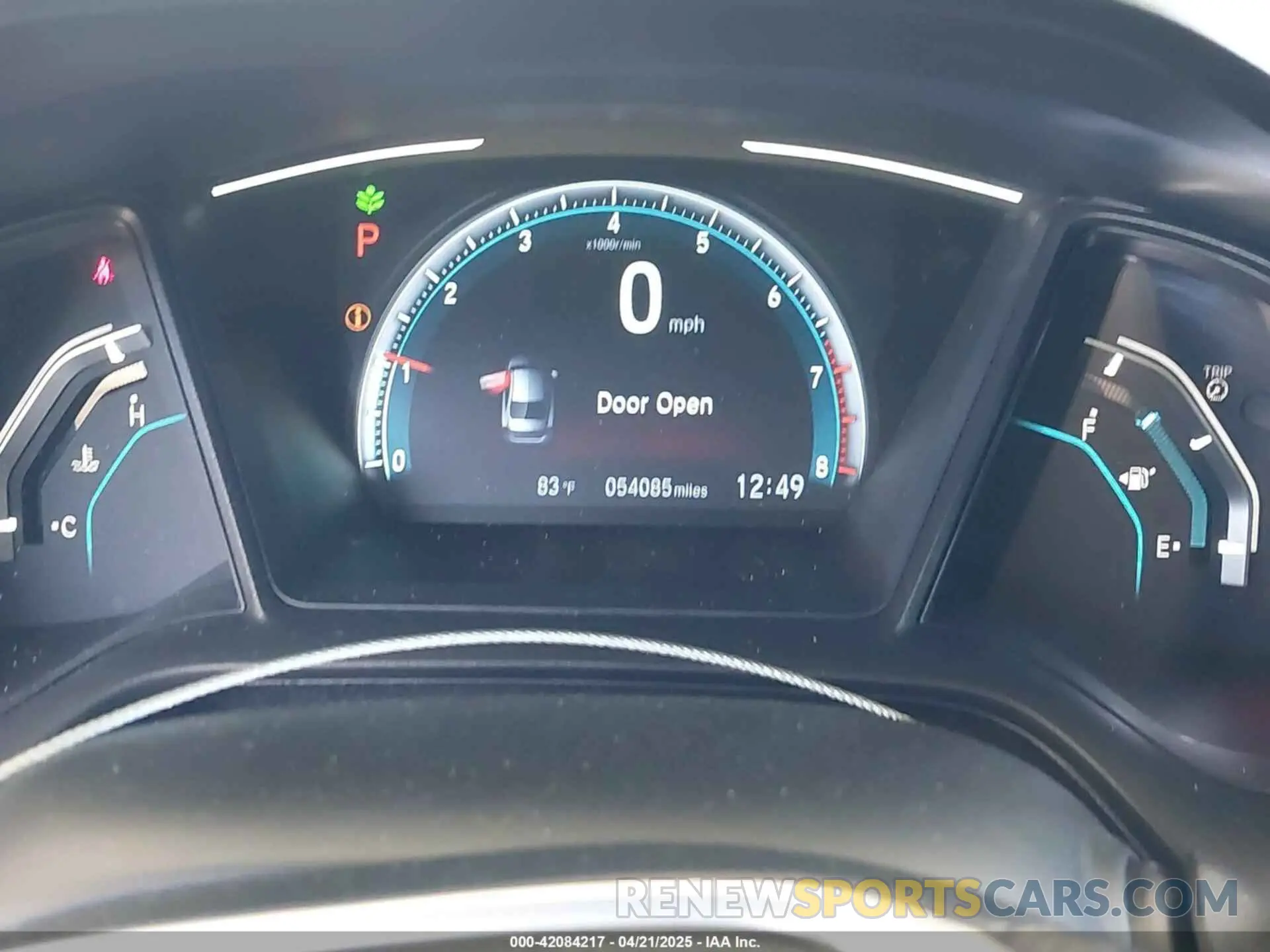 7 Photograph of a damaged car 2HGFC2F67KH568920 HONDA CIVIC 2019