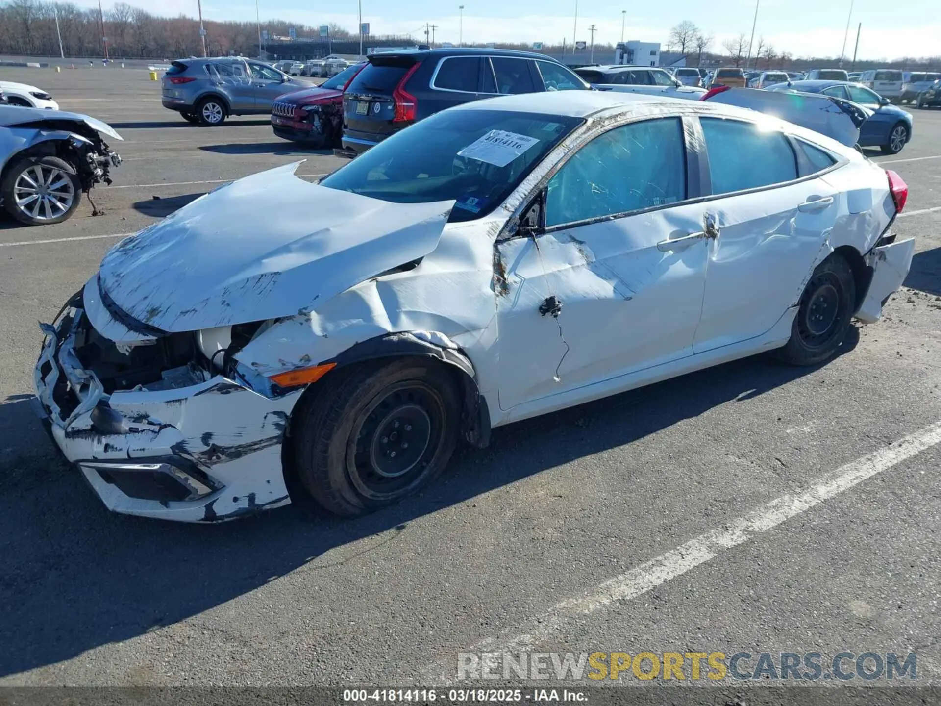 2 Photograph of a damaged car 2HGFC2F67KH572191 HONDA CIVIC 2019