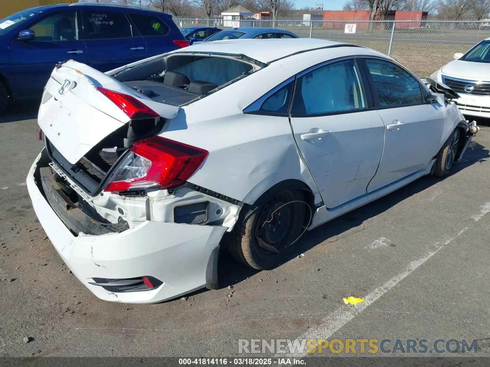 4 Photograph of a damaged car 2HGFC2F67KH572191 HONDA CIVIC 2019