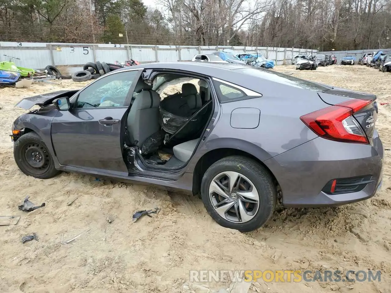 2 Фотография поврежденного автомобиля 2HGFC2F67KH580436 HONDA CIVIC 2019