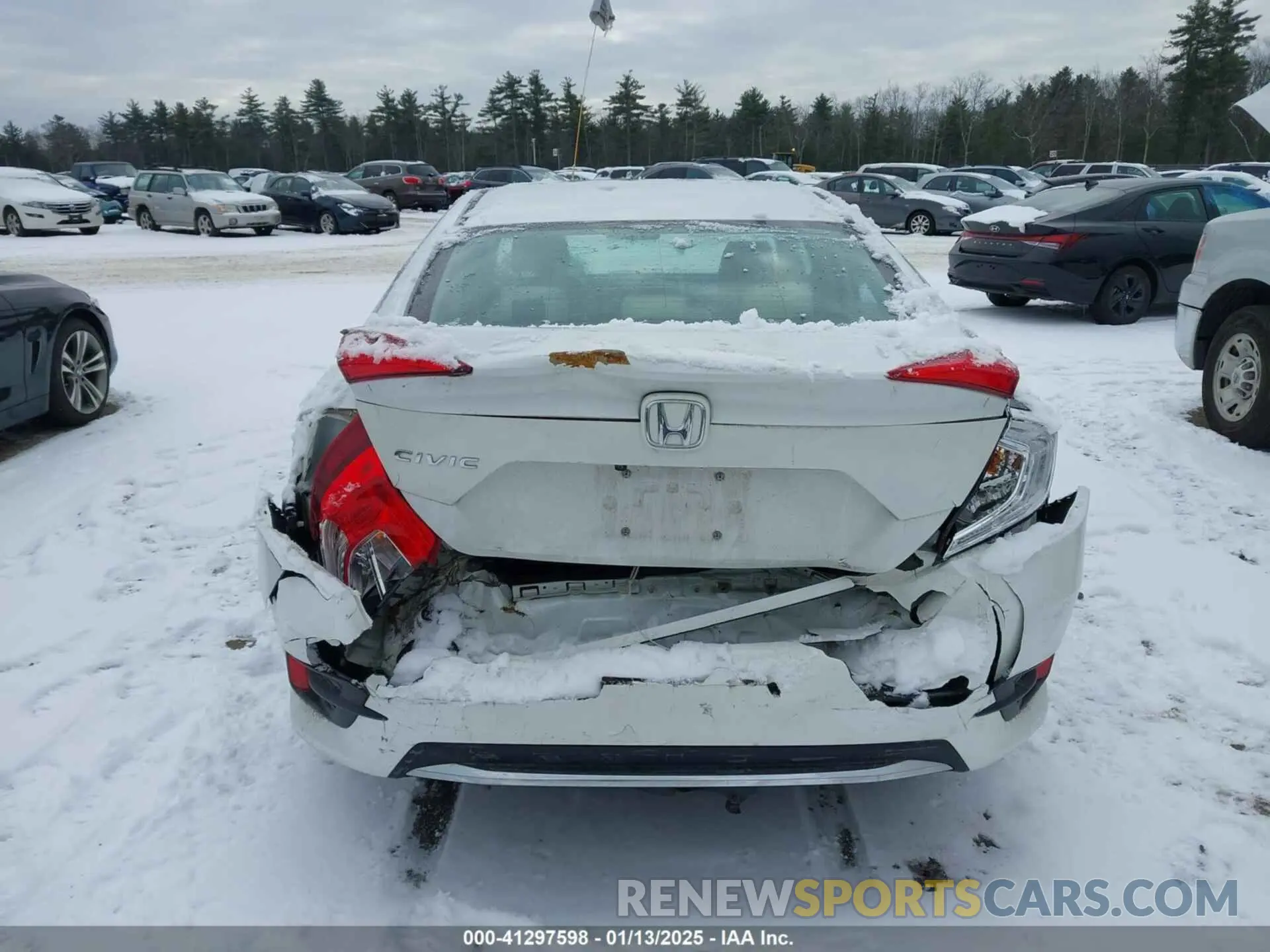 16 Photograph of a damaged car 2HGFC2F67KH581117 HONDA CIVIC 2019