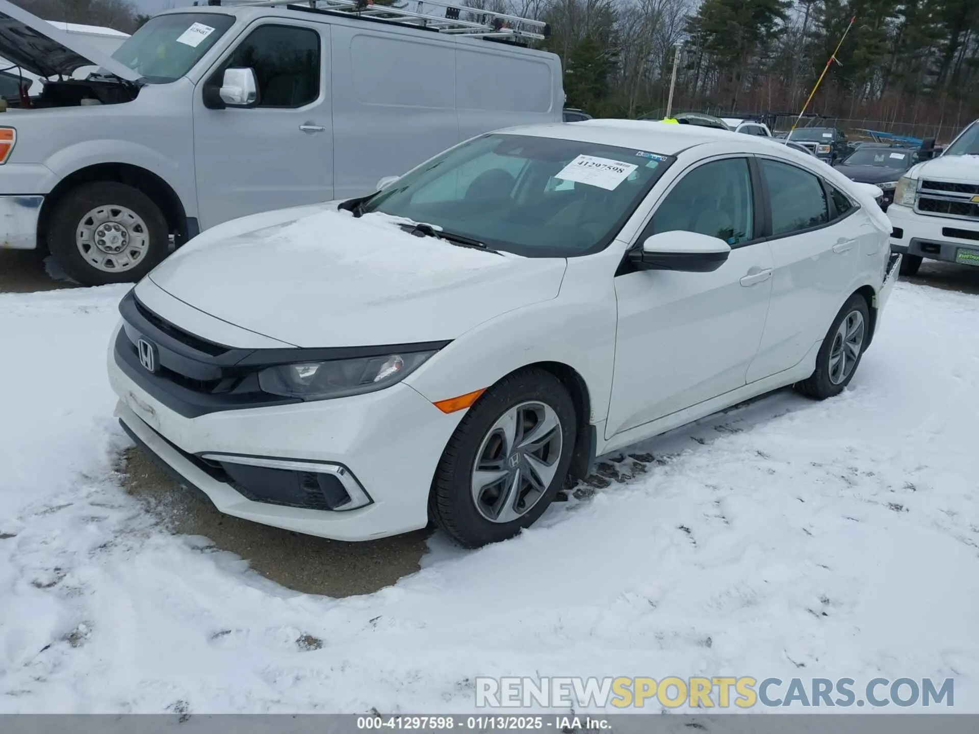 2 Photograph of a damaged car 2HGFC2F67KH581117 HONDA CIVIC 2019