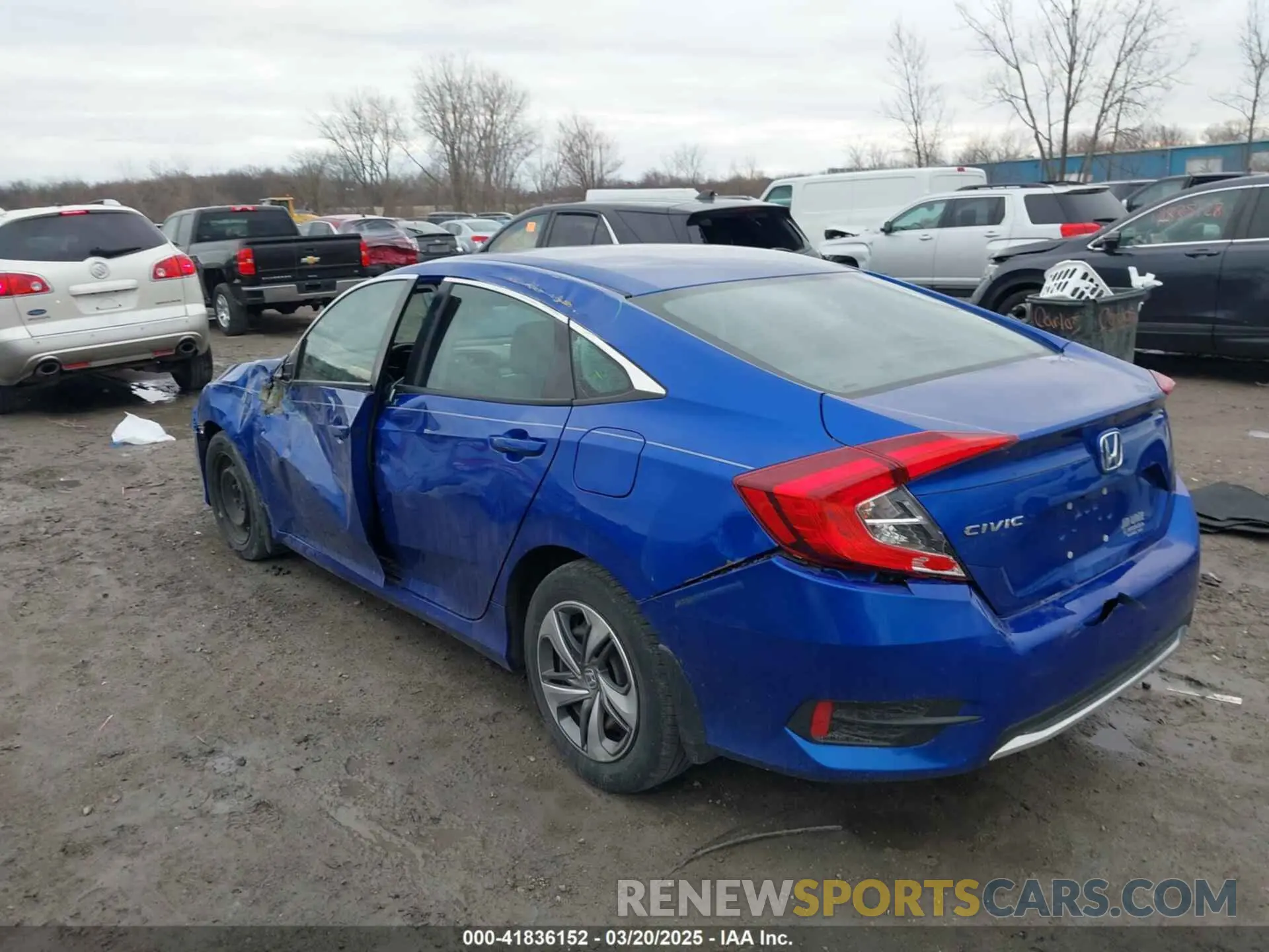 3 Photograph of a damaged car 2HGFC2F68KH550779 HONDA CIVIC 2019