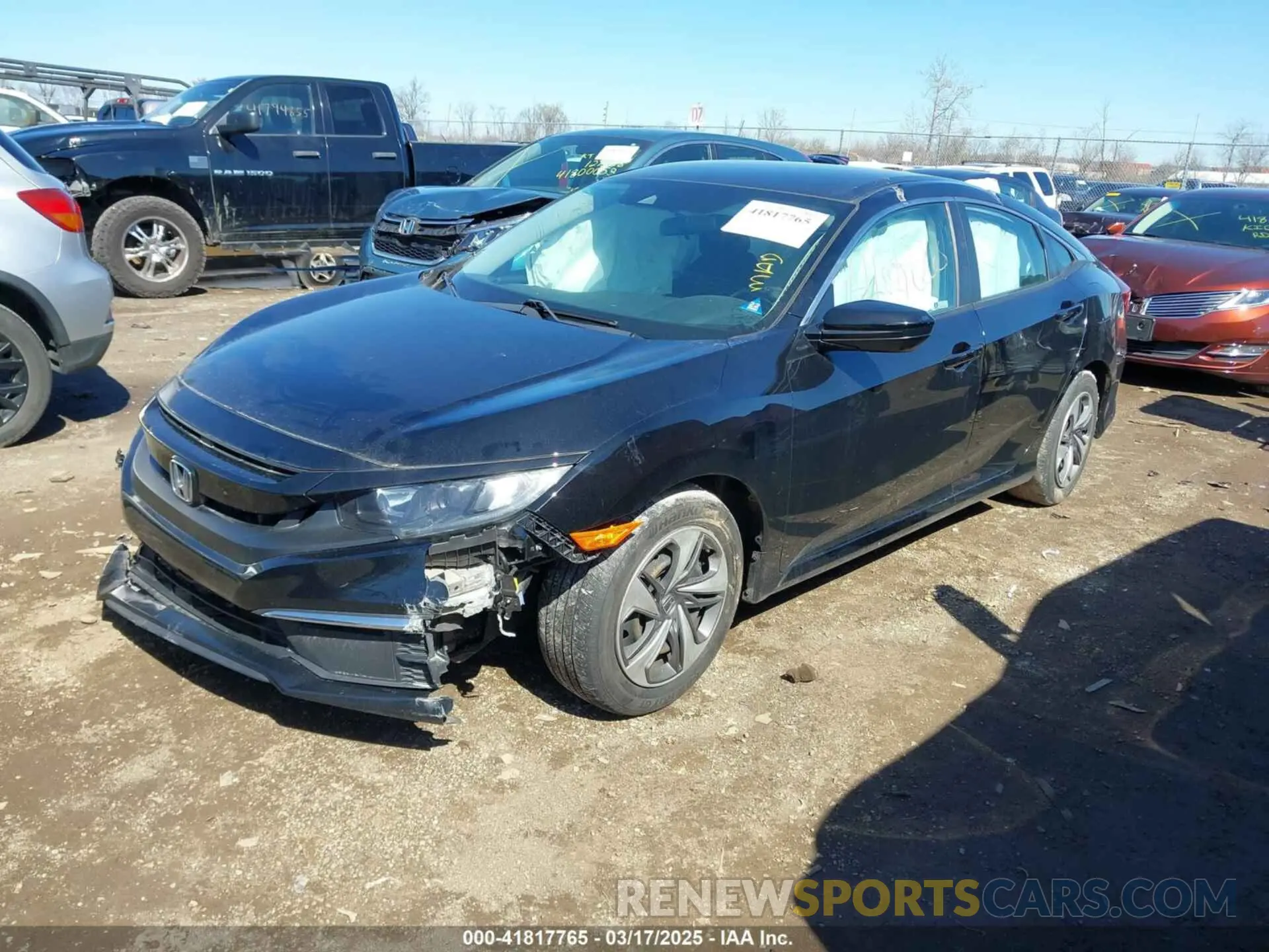 2 Фотография поврежденного автомобиля 2HGFC2F68KH574418 HONDA CIVIC 2019