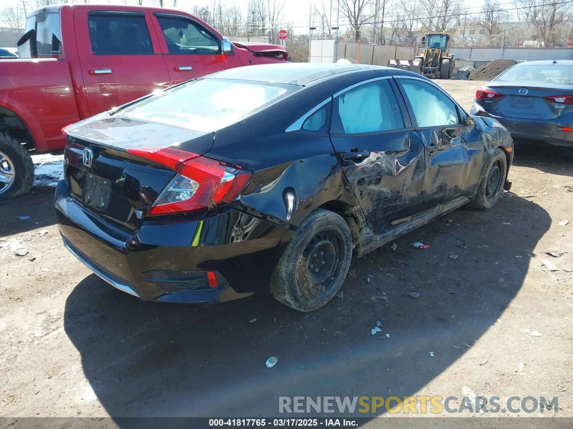4 Фотография поврежденного автомобиля 2HGFC2F68KH574418 HONDA CIVIC 2019
