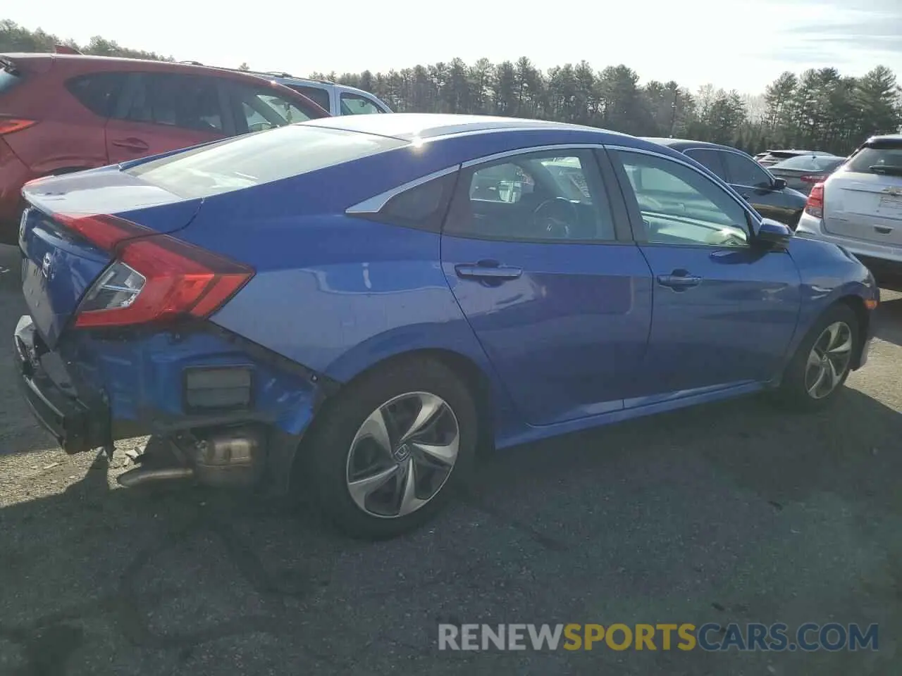 3 Photograph of a damaged car 2HGFC2F68KH598279 HONDA CIVIC 2019