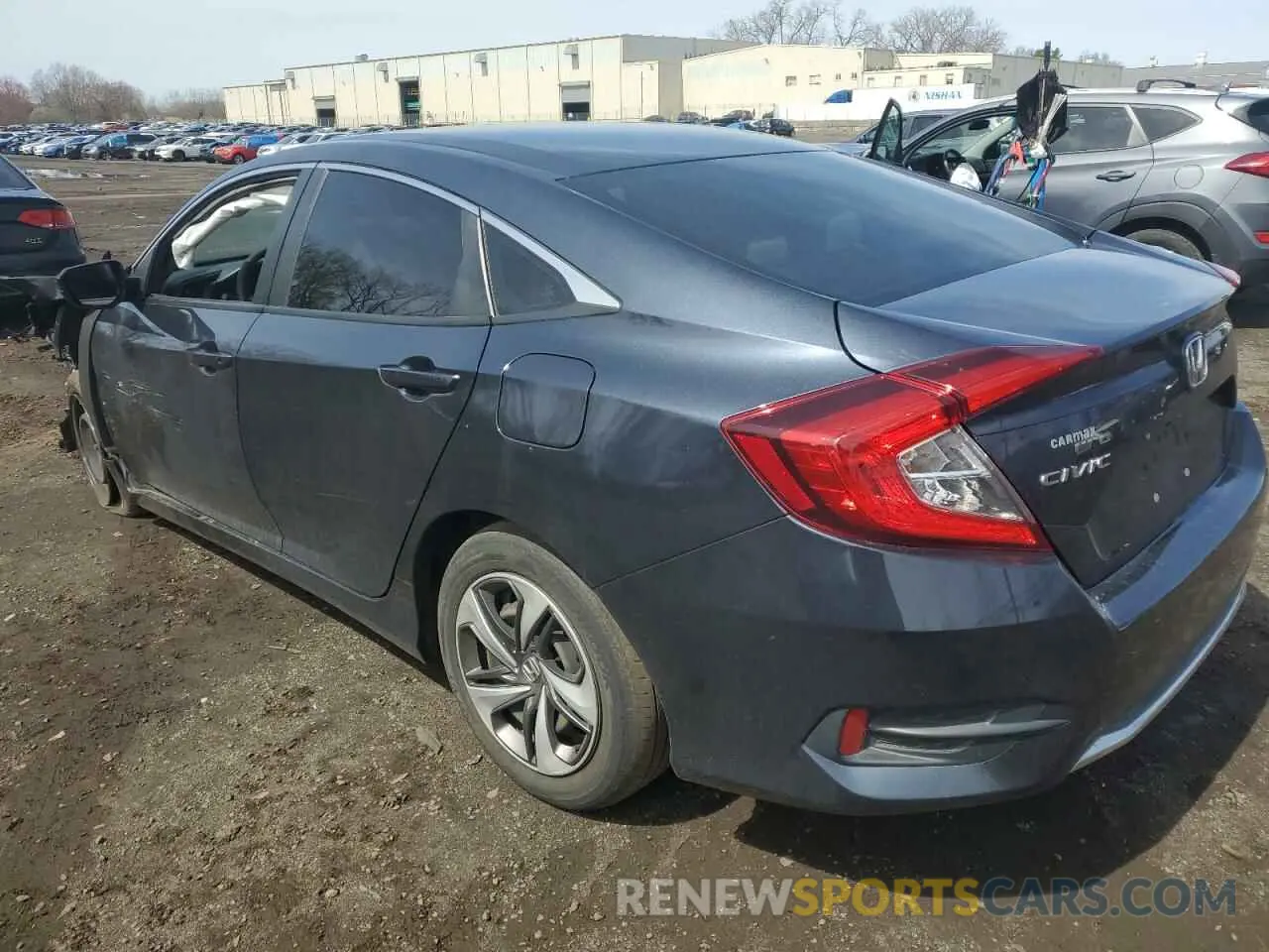 2 Photograph of a damaged car 2HGFC2F68KH605313 HONDA CIVIC 2019