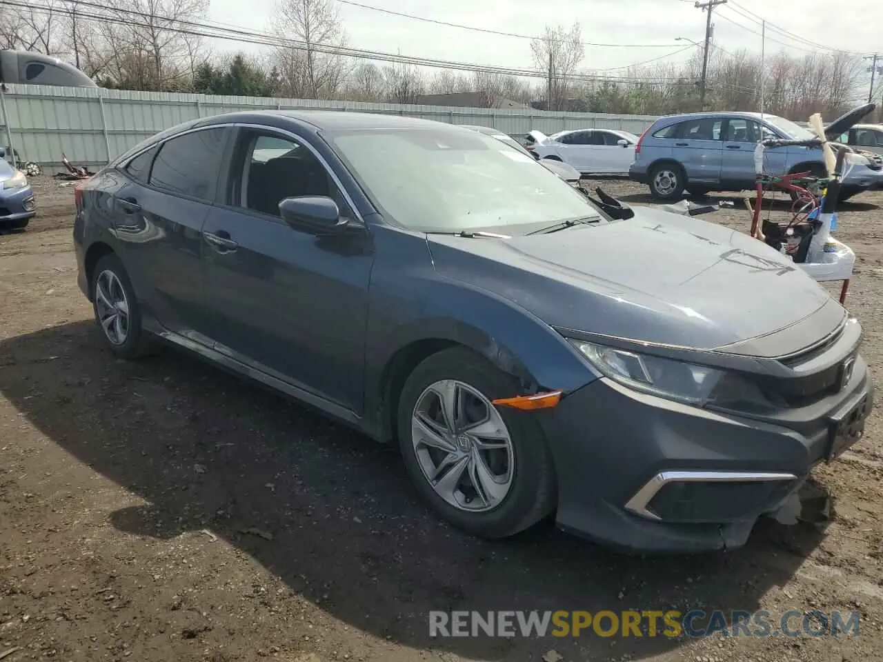 4 Photograph of a damaged car 2HGFC2F68KH605313 HONDA CIVIC 2019
