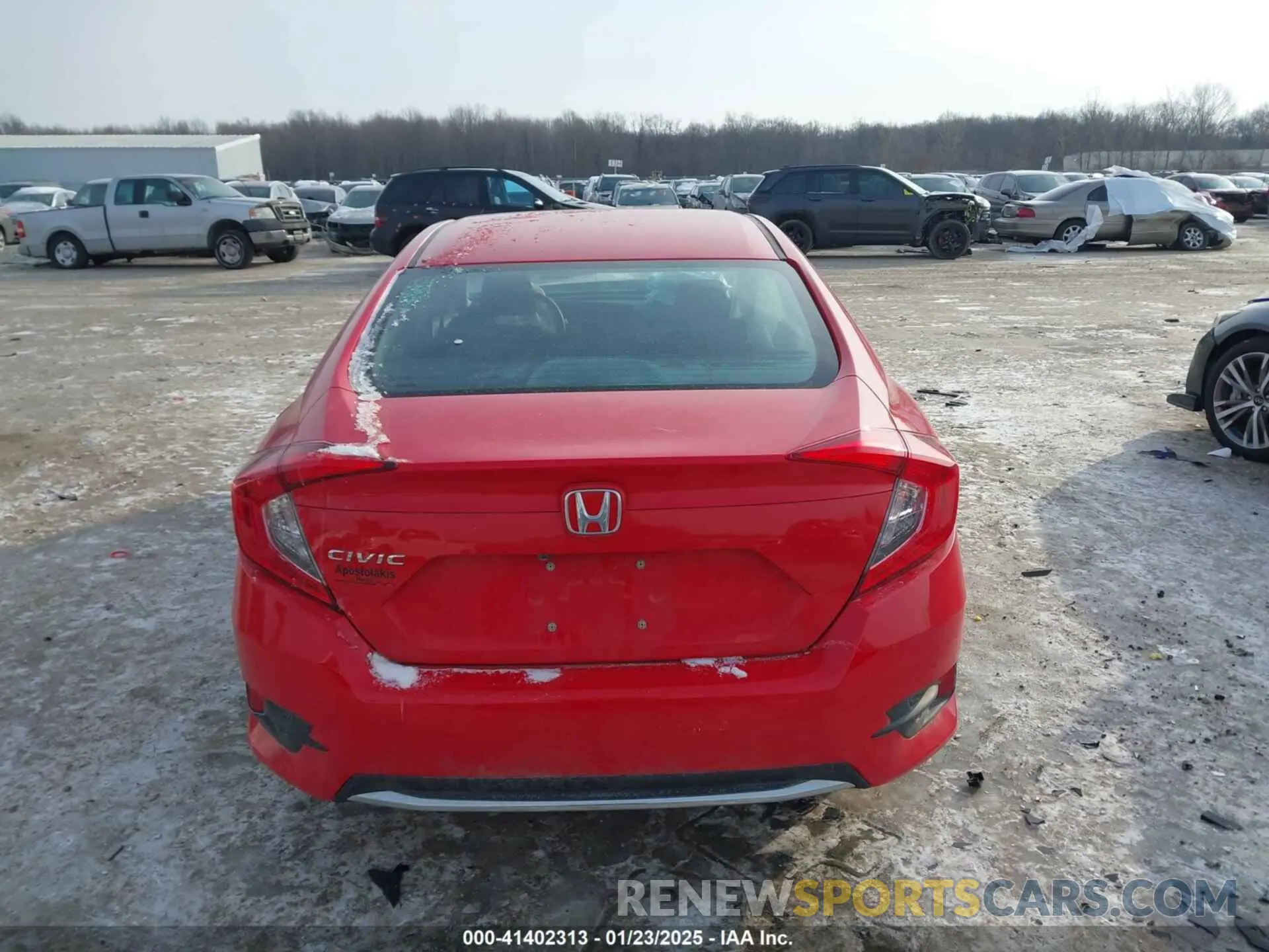 16 Фотография поврежденного автомобиля 2HGFC2F68KH606025 HONDA CIVIC 2019