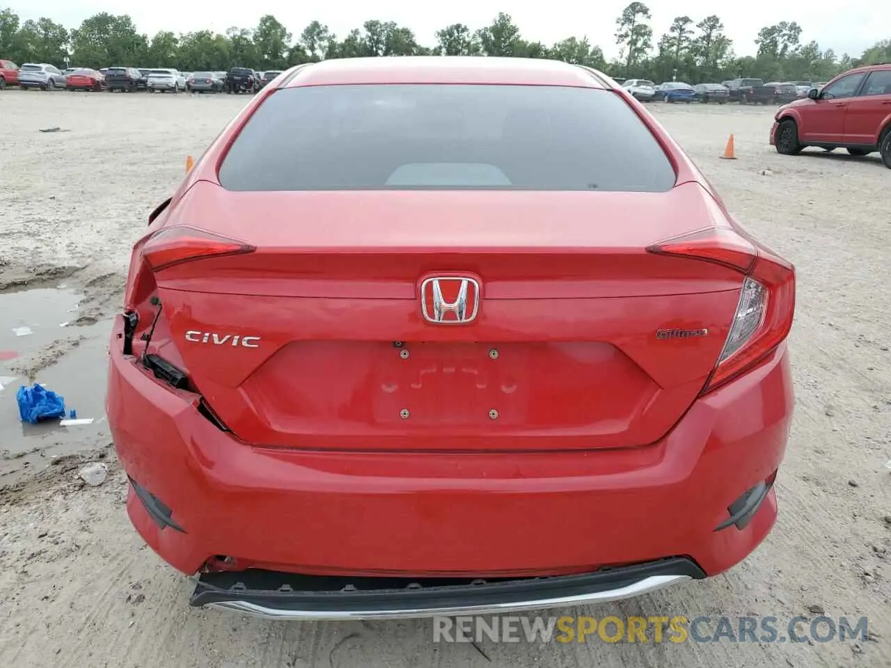6 Photograph of a damaged car 2HGFC2F69KH537054 HONDA CIVIC 2019