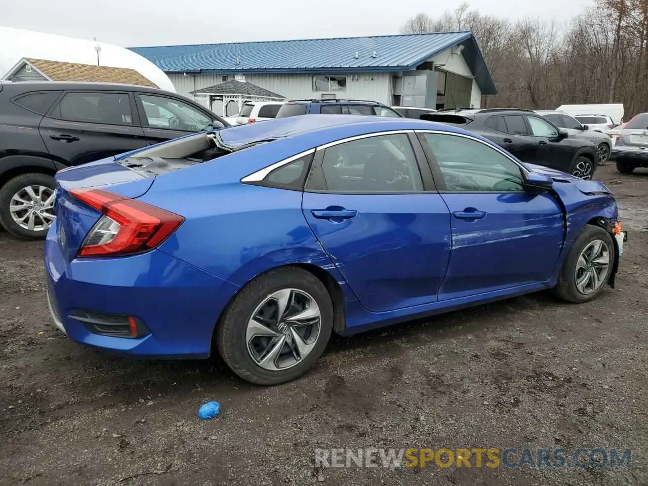 3 Фотография поврежденного автомобиля 2HGFC2F69KH540052 HONDA CIVIC 2019