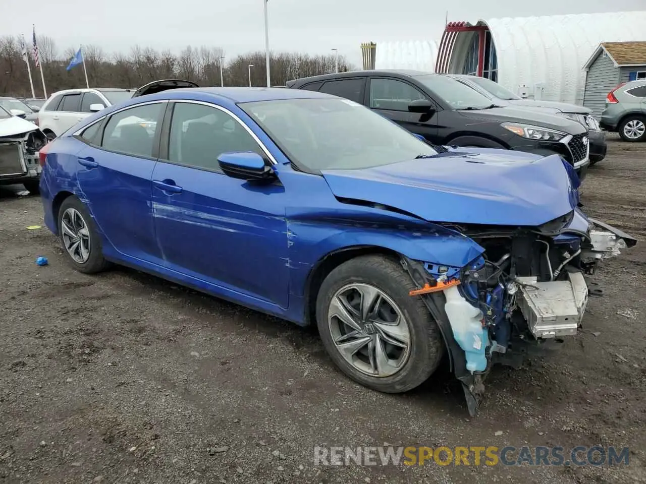 4 Фотография поврежденного автомобиля 2HGFC2F69KH540052 HONDA CIVIC 2019