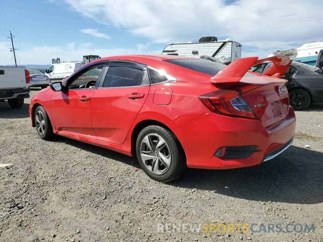 2 Photograph of a damaged car 2HGFC2F69KH547342 HONDA CIVIC 2019