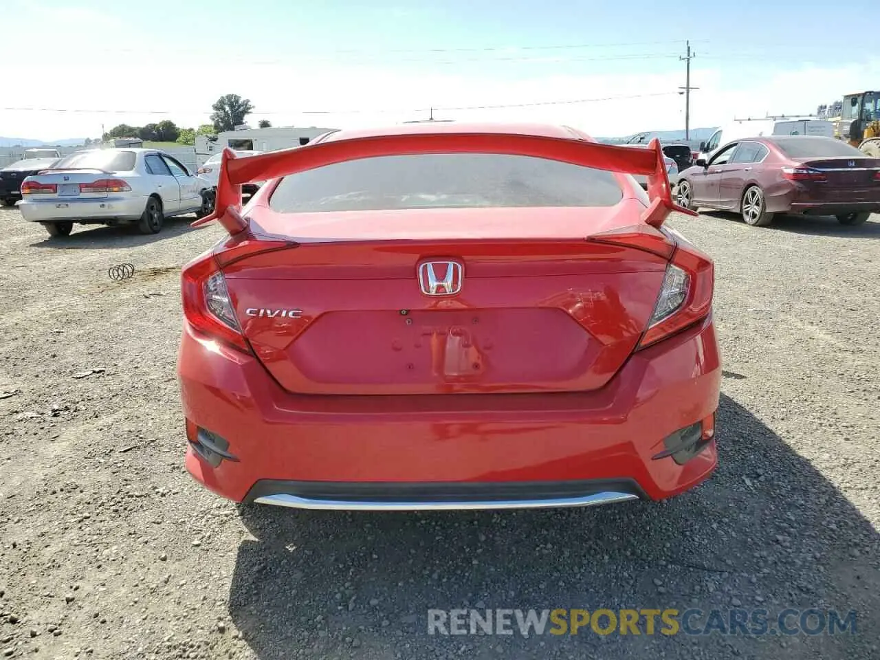 6 Photograph of a damaged car 2HGFC2F69KH547342 HONDA CIVIC 2019