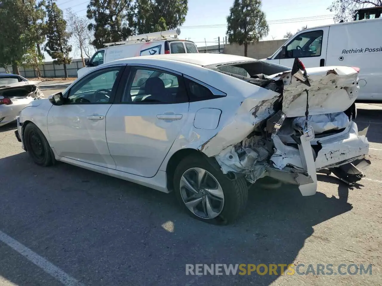 2 Photograph of a damaged car 2HGFC2F69KH557742 HONDA CIVIC 2019