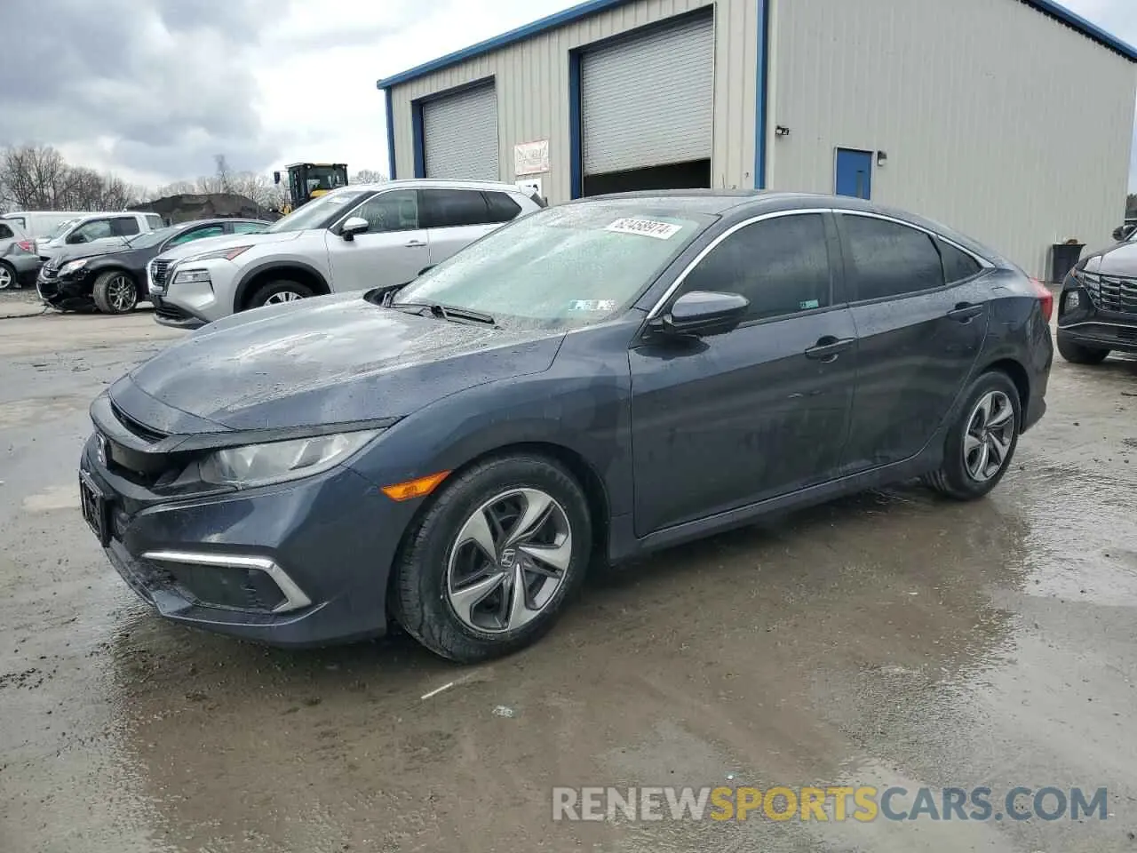 1 Photograph of a damaged car 2HGFC2F69KH574864 HONDA CIVIC 2019